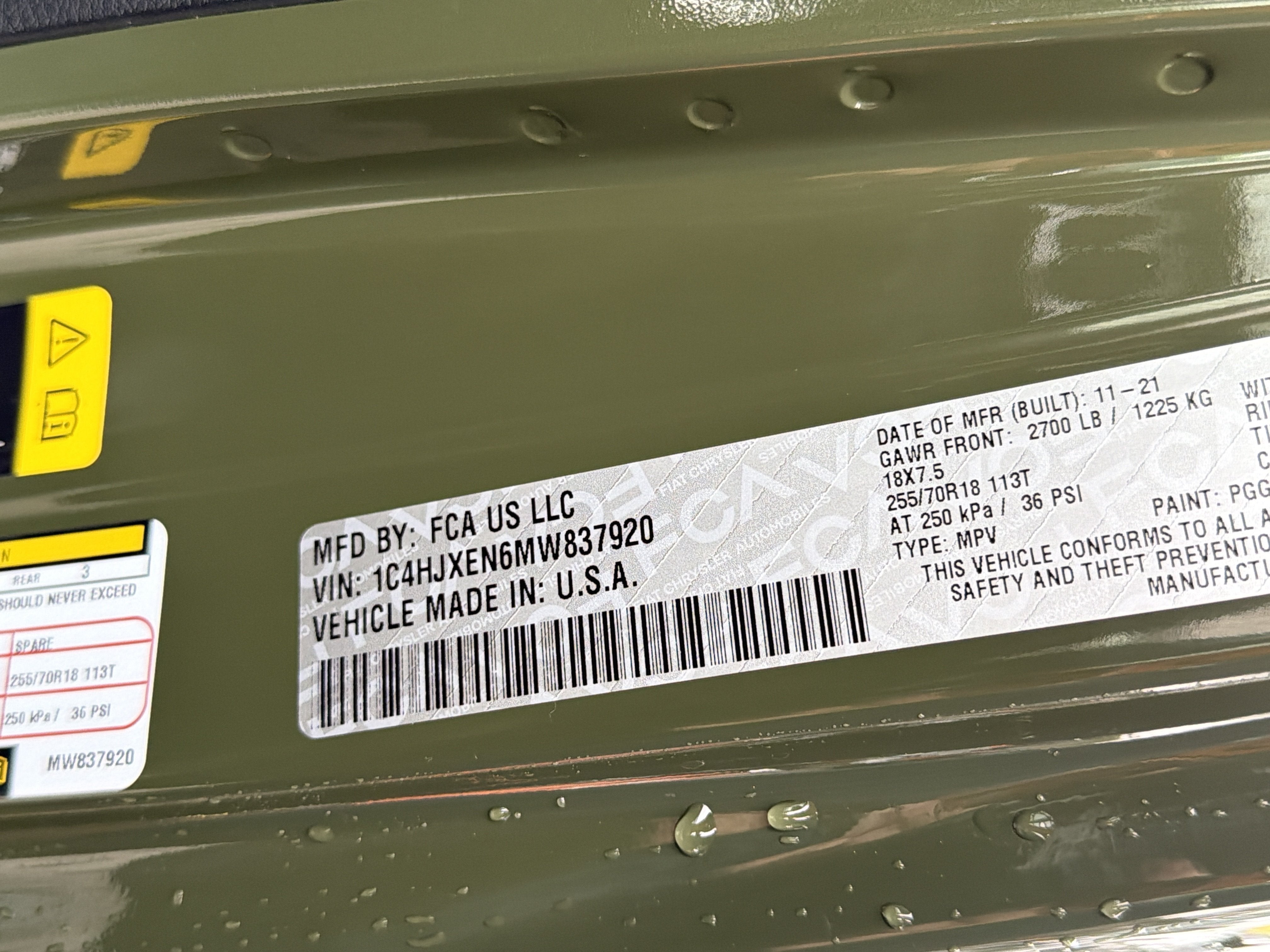 2021 Jeep Wrangler Unlimited Sahara Altitude