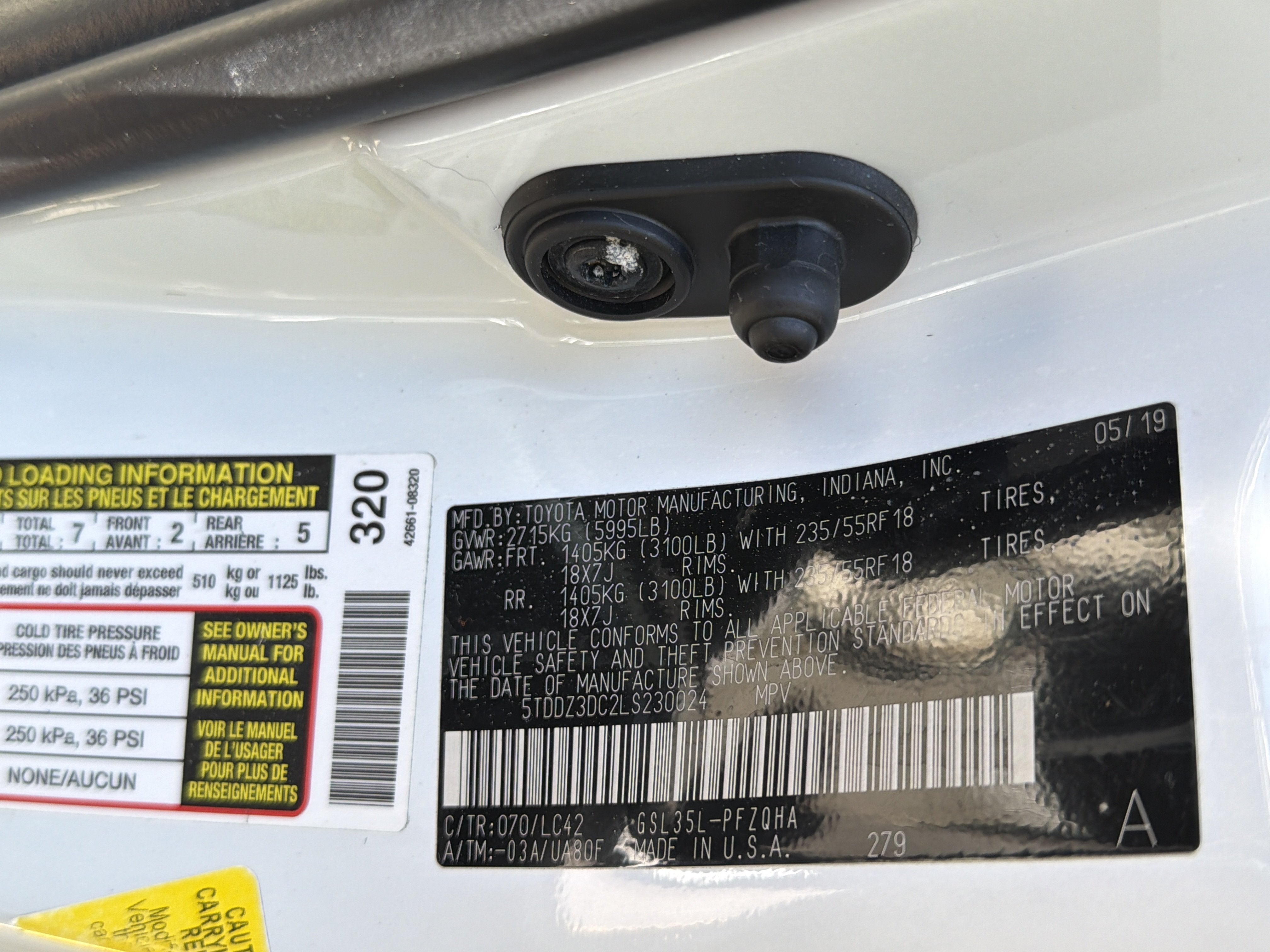 2020 Toyota Sienna XLE