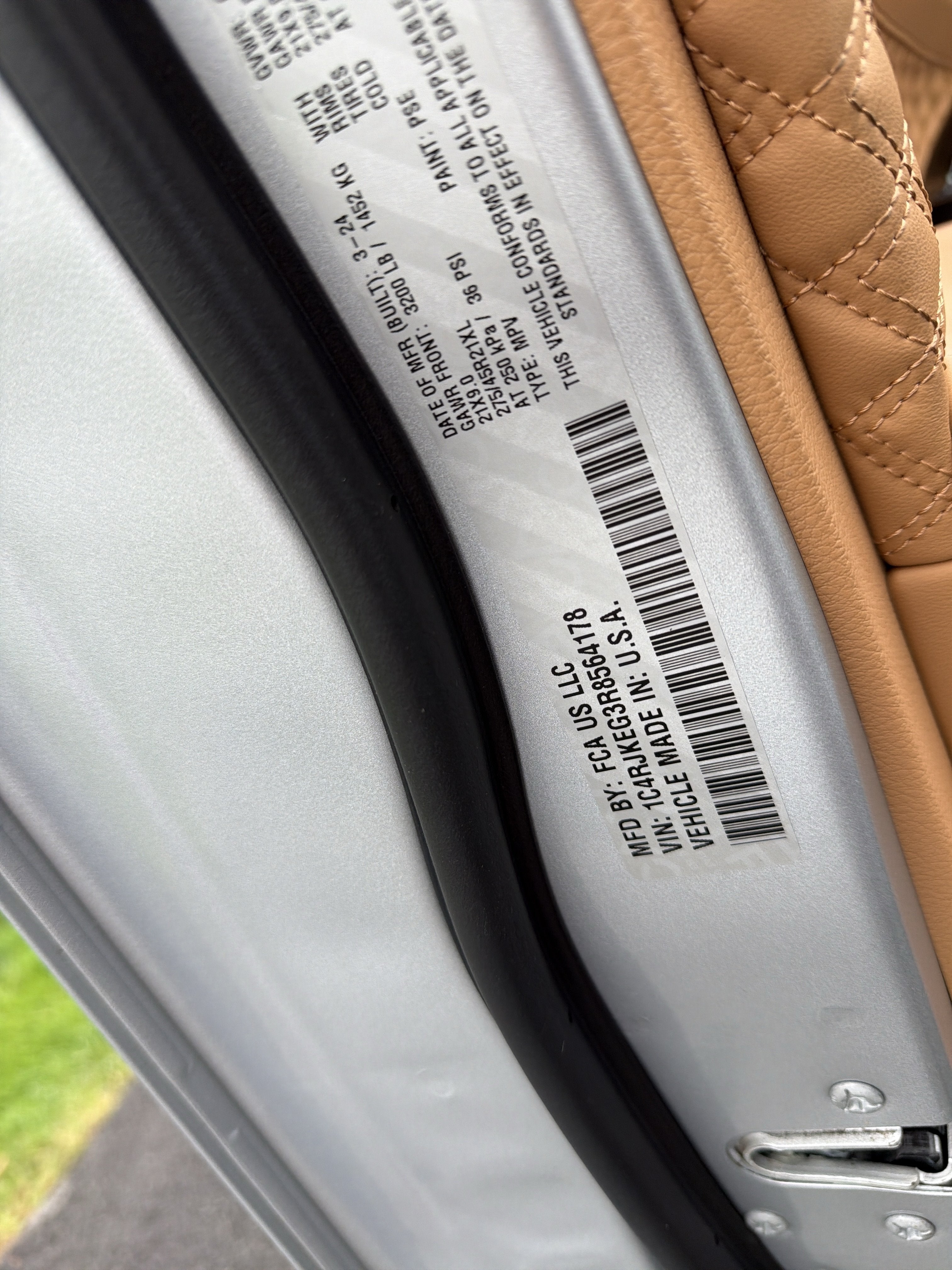 2024 Jeep Grand Cherokee L Summit Reserve 4x4