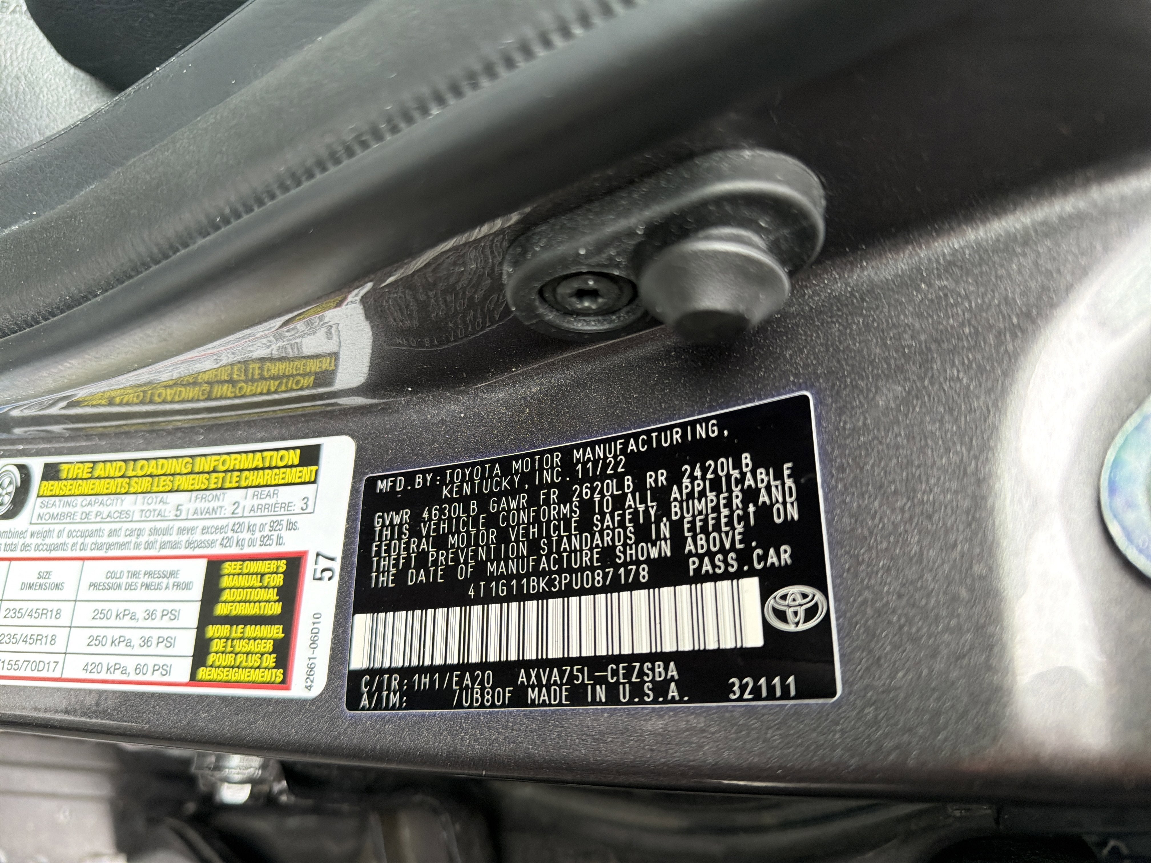 2023 Toyota Camry SE Auto AWD