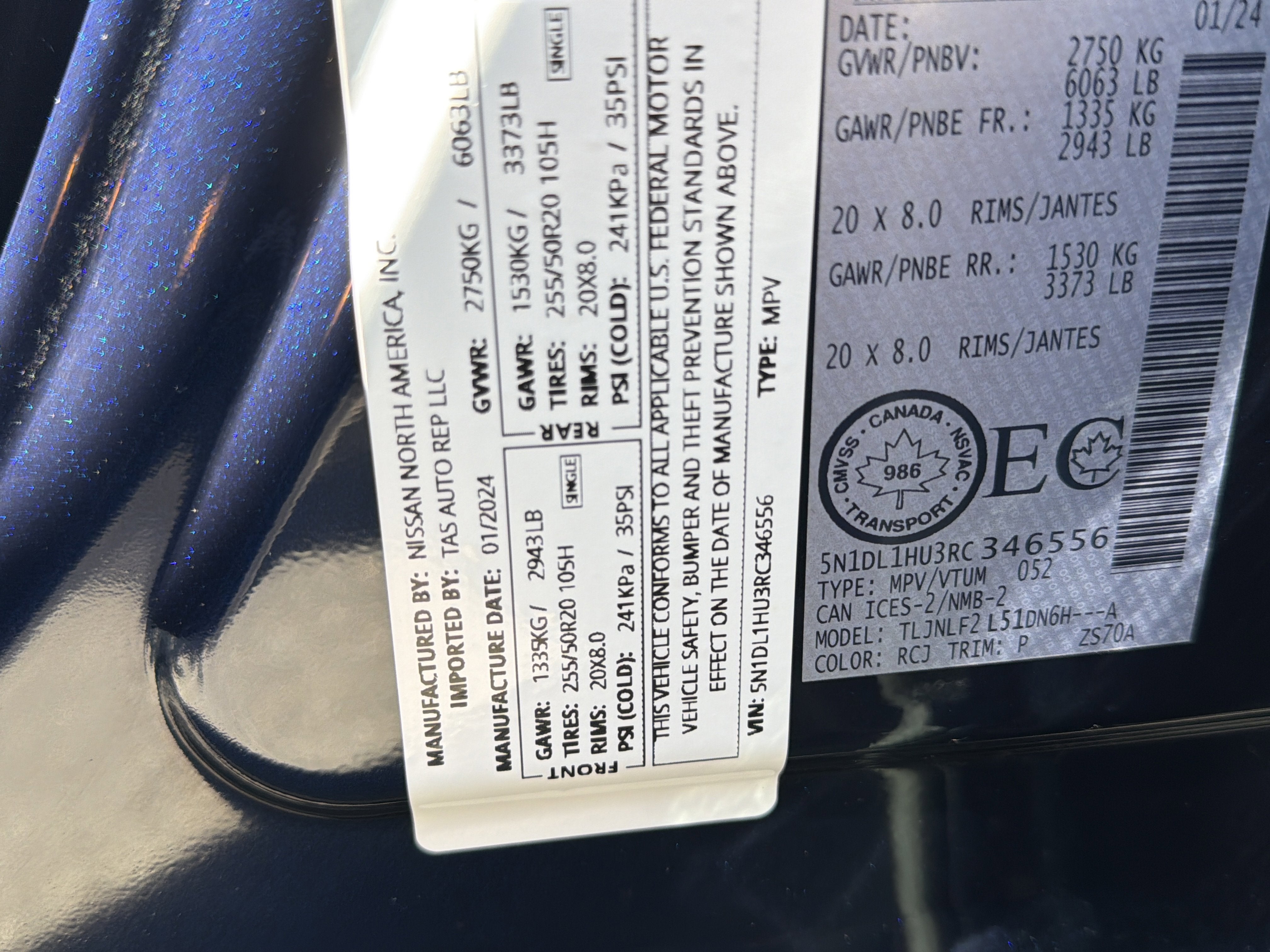 2024 INFINITI QX60 AUTOGRAPH AWD