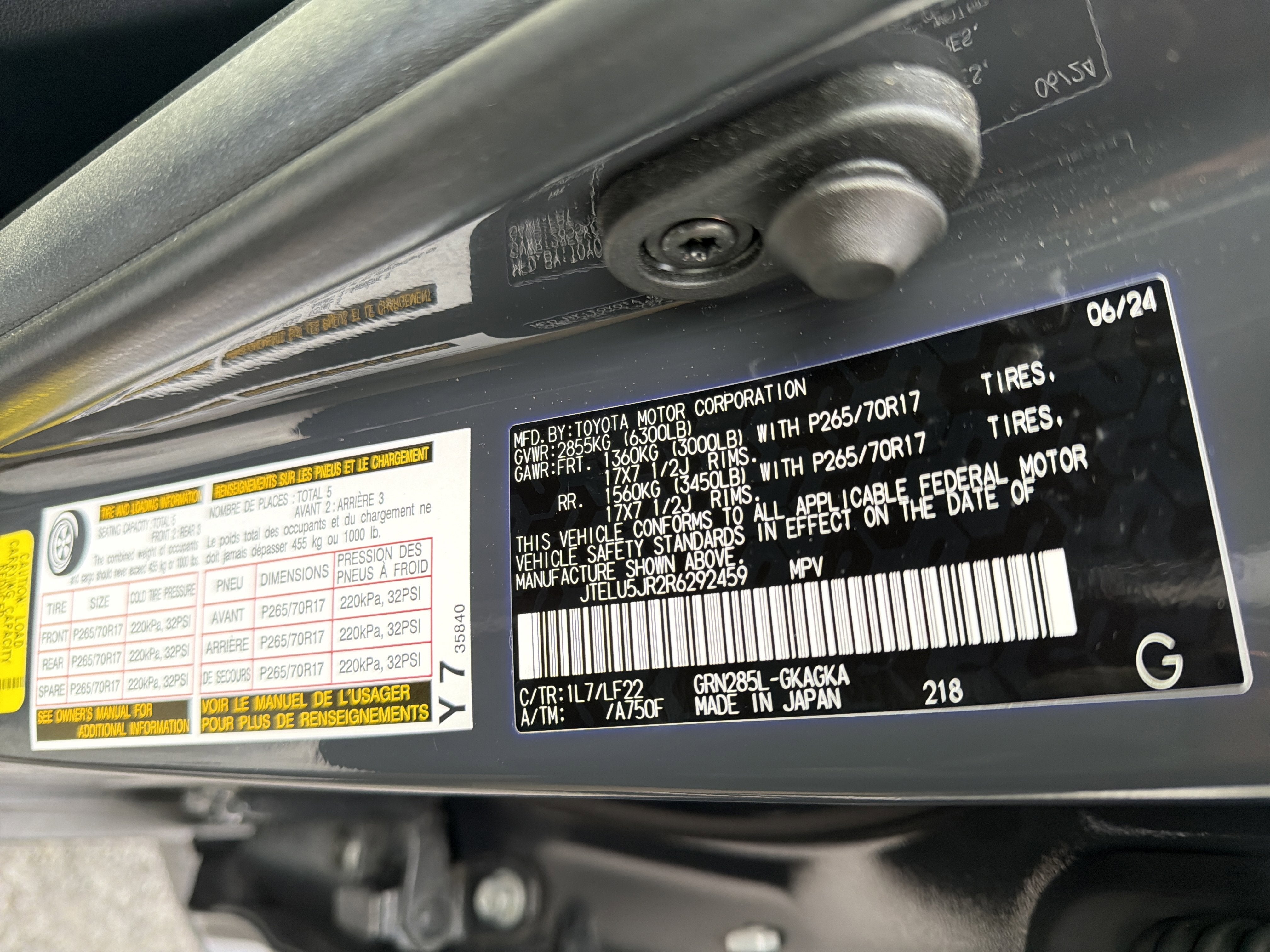 2024 Toyota 4Runner TRD Pro 4WD