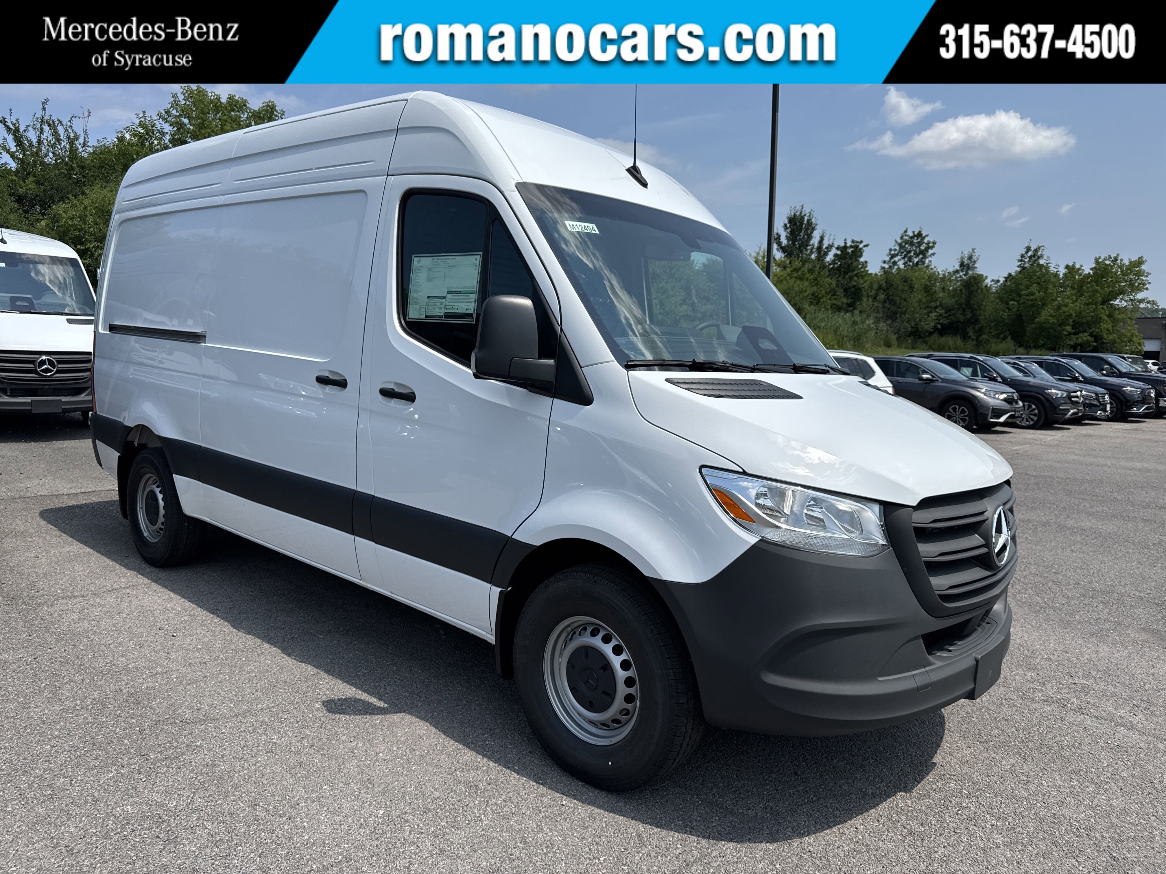 2025 Mercedes-Benz Sprinter Cargo Van 2500 High Roof I4 Diesel 144 RWD