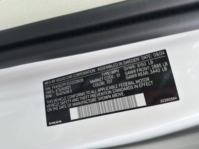 2025 Volvo XC90 B6 AWD Ultra 7-Seater