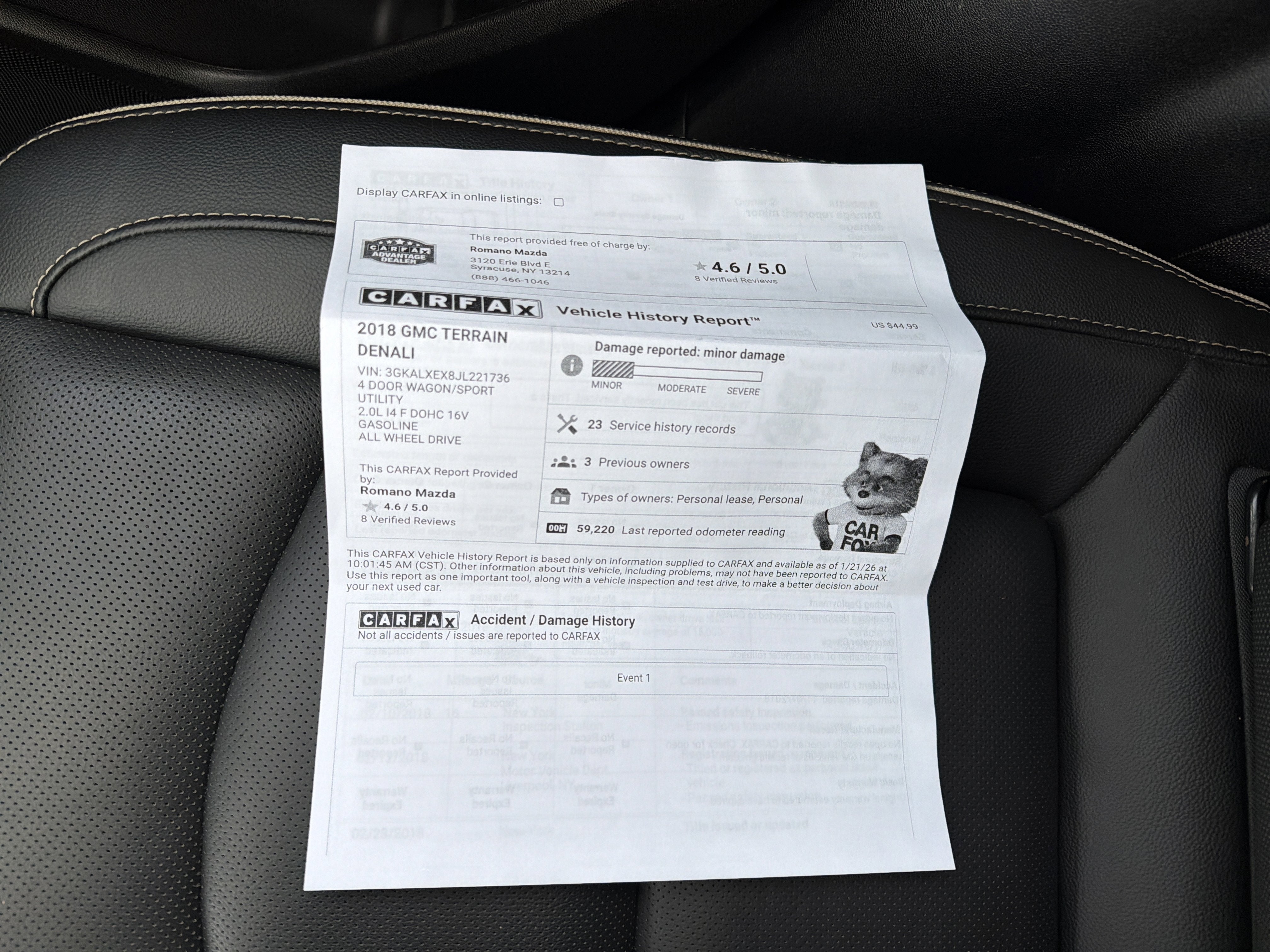 2018 GMC Terrain Denali