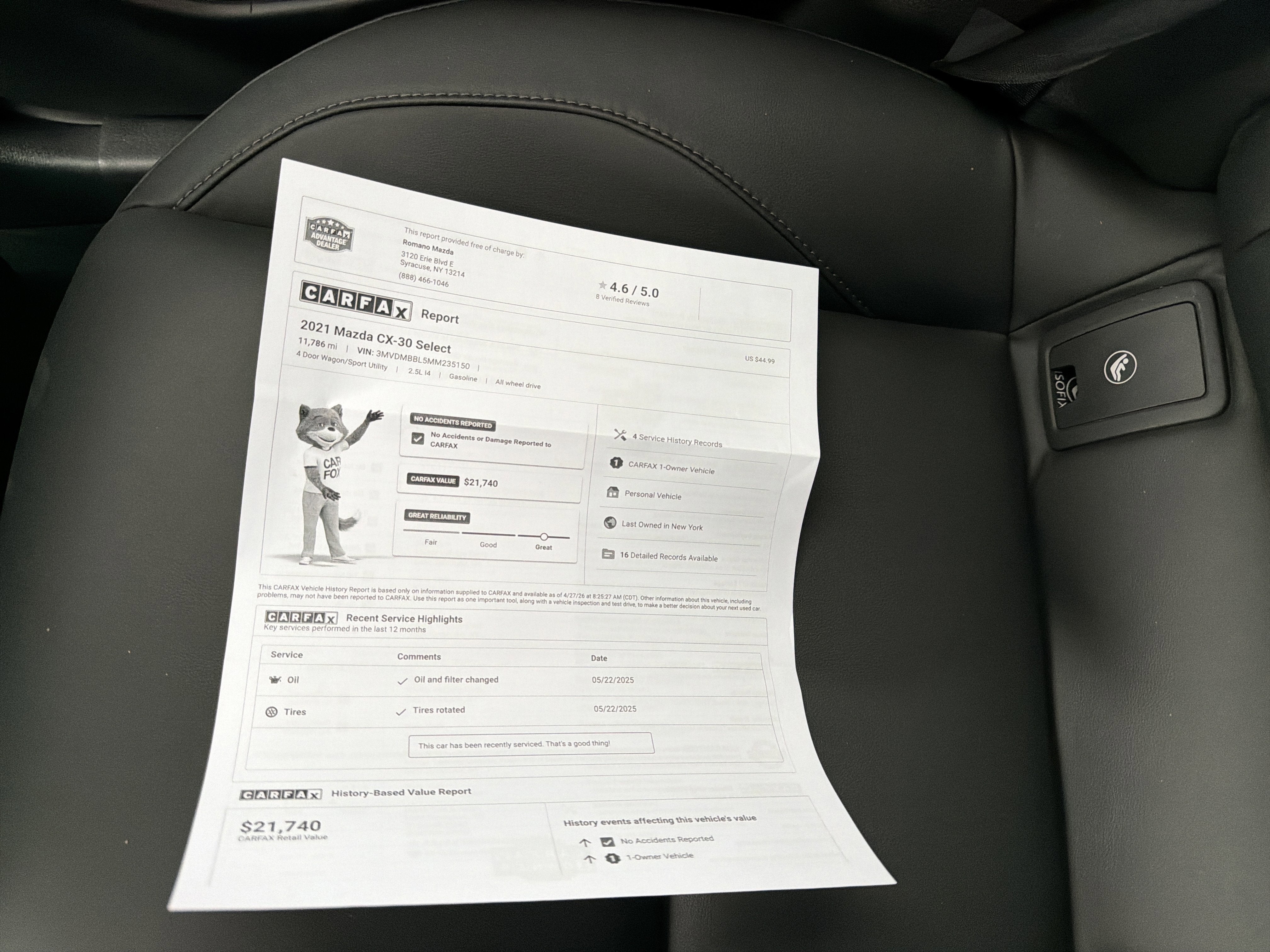 2021 Mazda Mazda CX-30 Select AWD