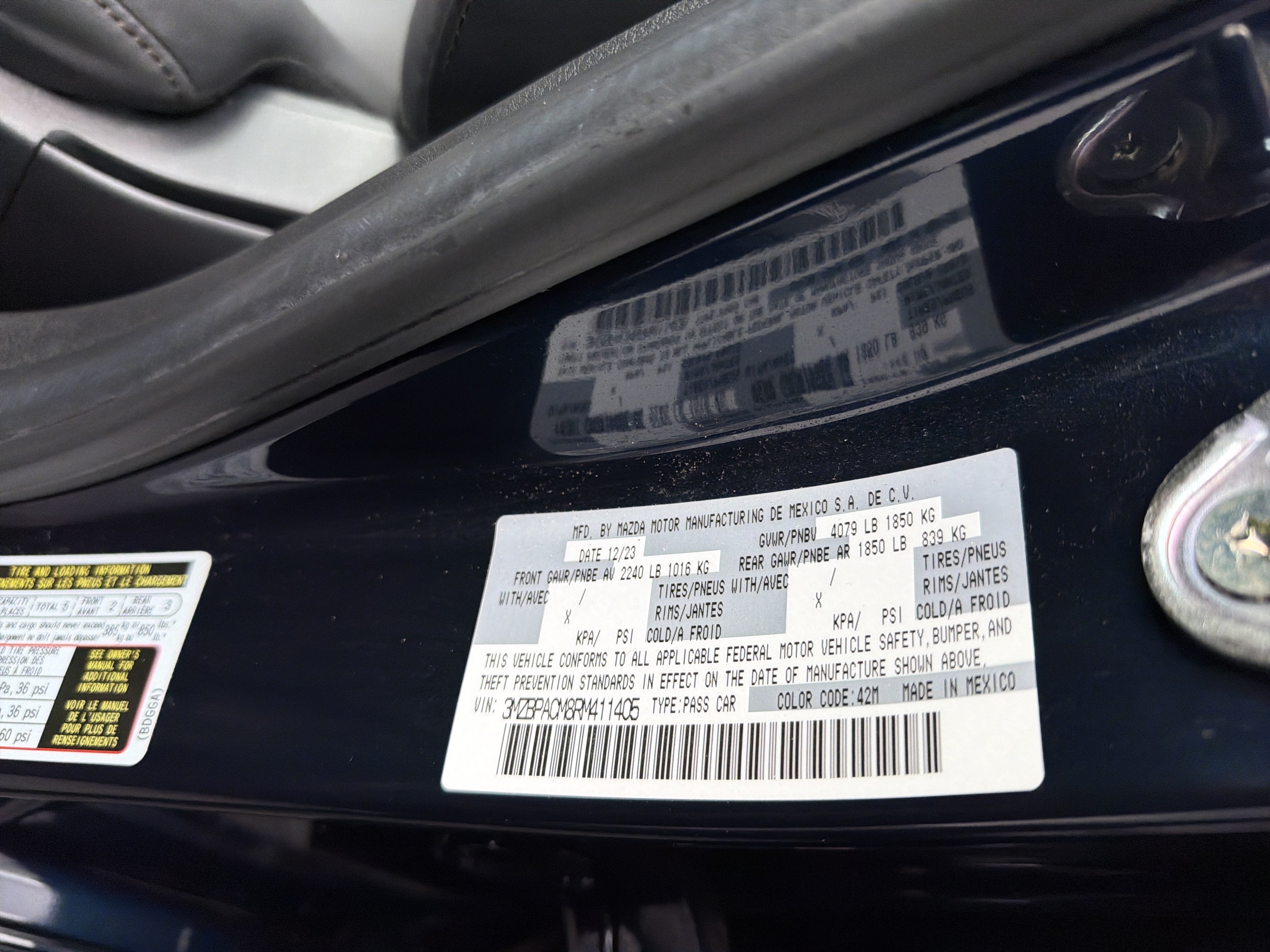 2024 Mazda Mazda3 Sedan 2.5 S Preferred