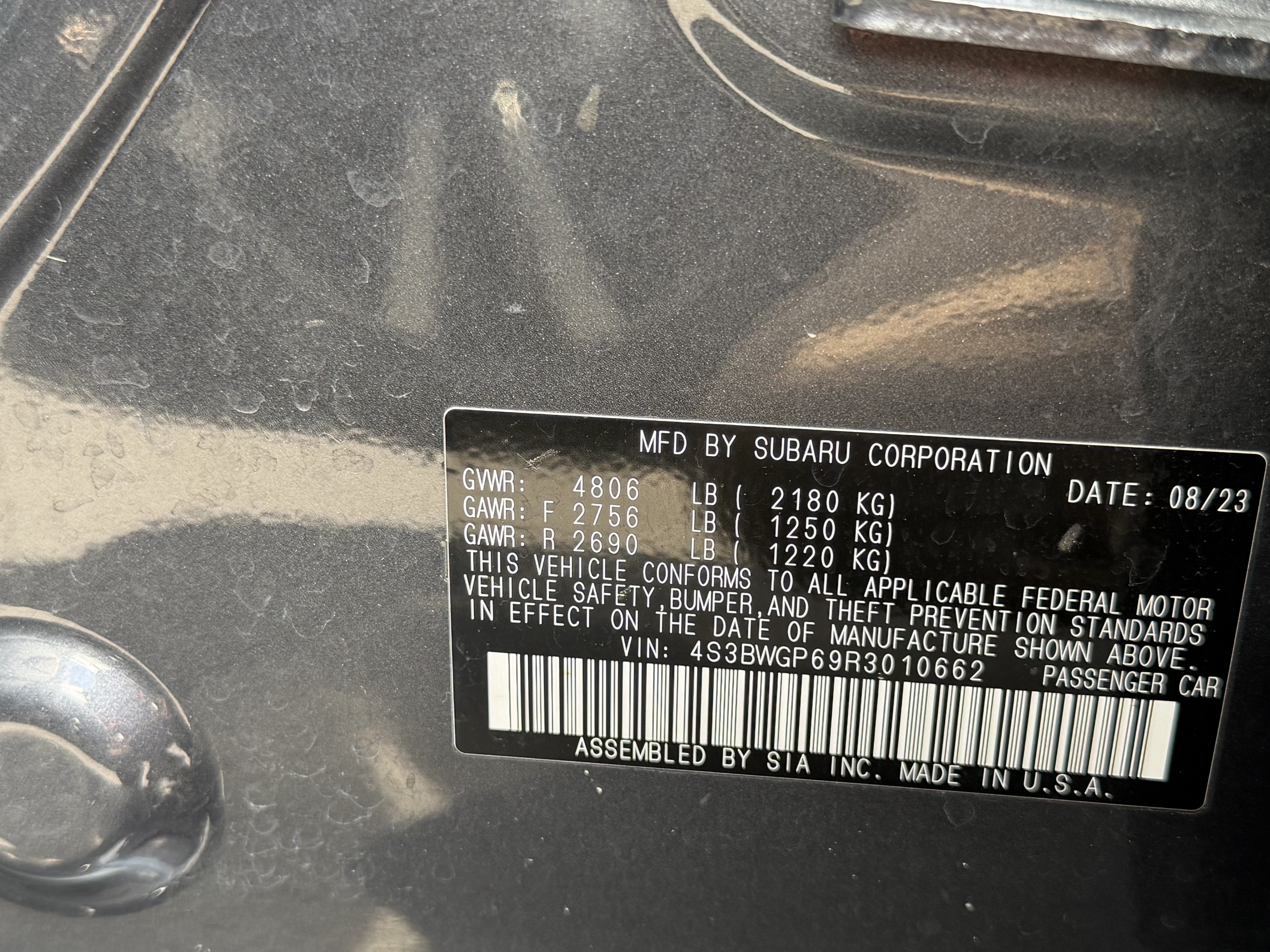 2024 Subaru Legacy Touring XT AWD