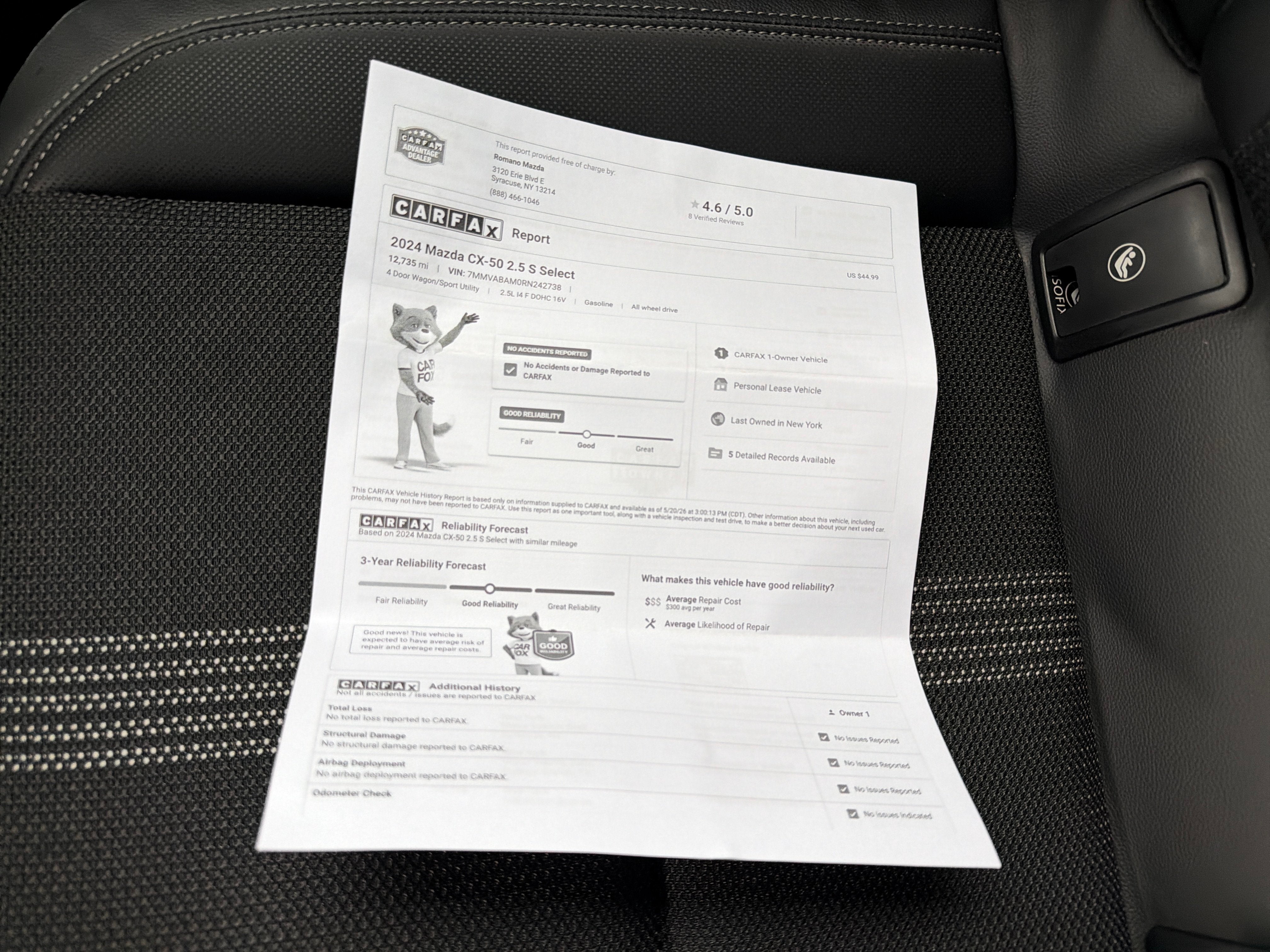 2024 Mazda Mazda CX-50 2.5 S Select Package AWD