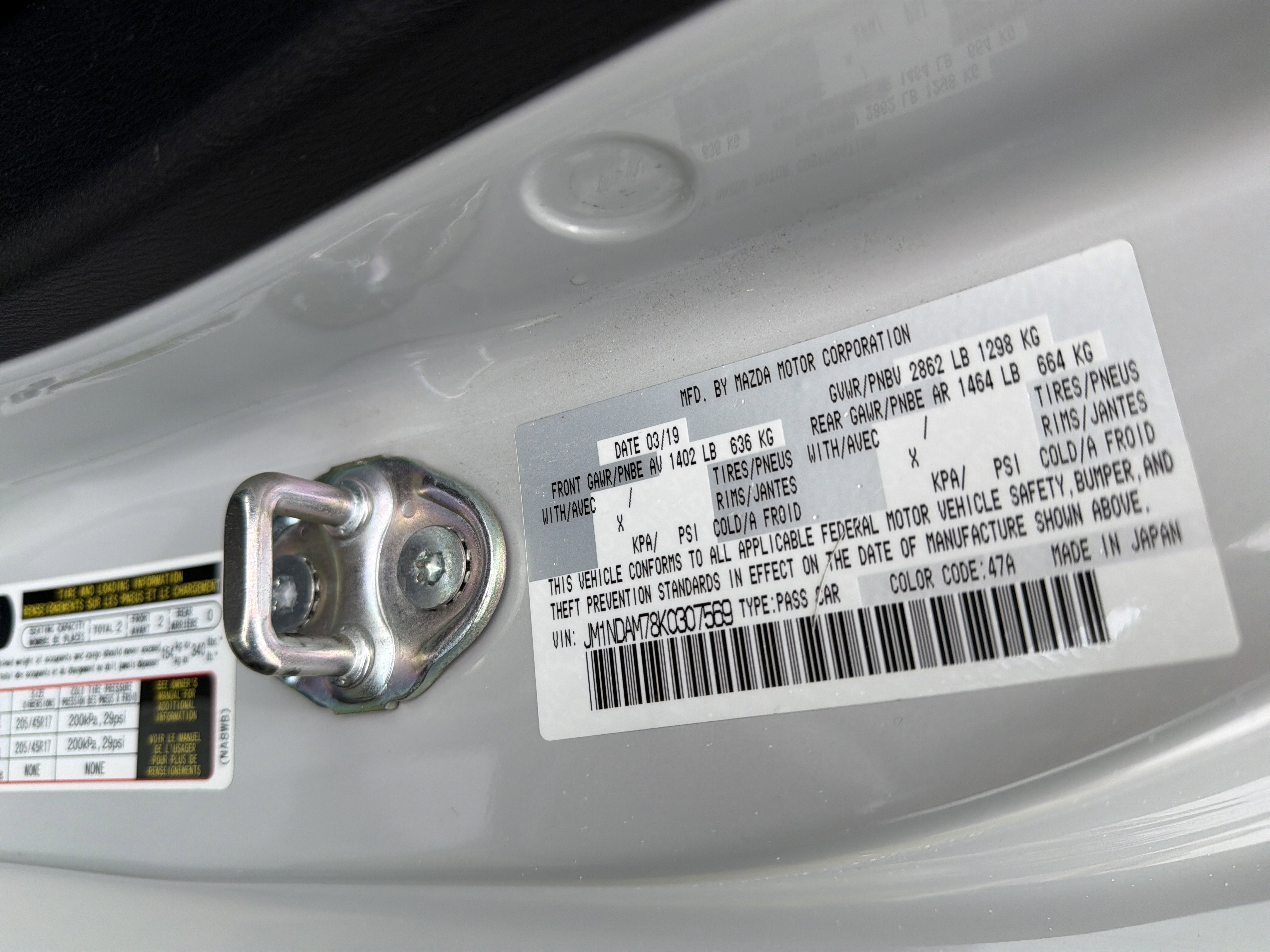 2019 Mazda Mazda MX-5 Miata RF Grand Touring