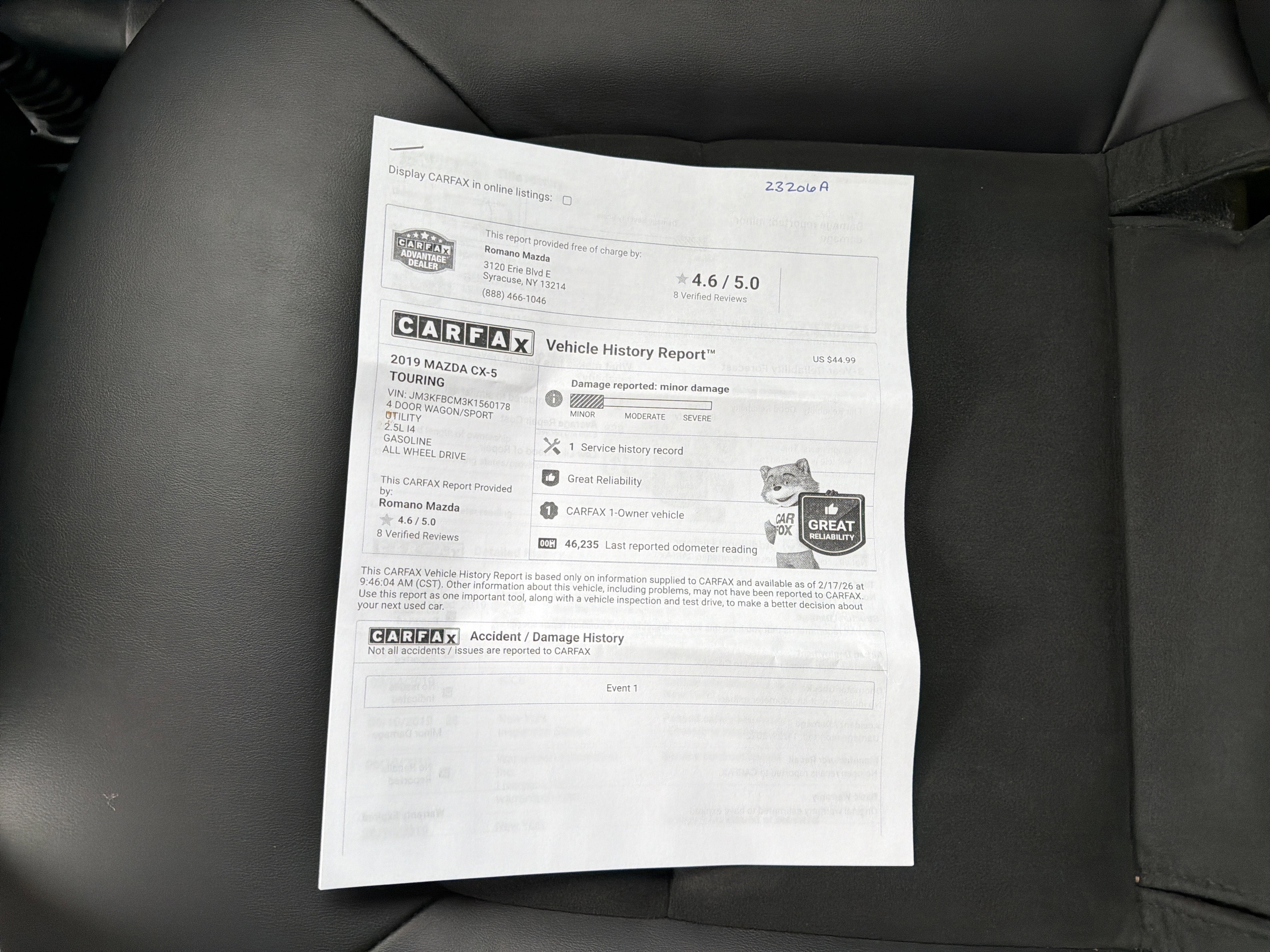 2019 Mazda Mazda CX-5 Touring