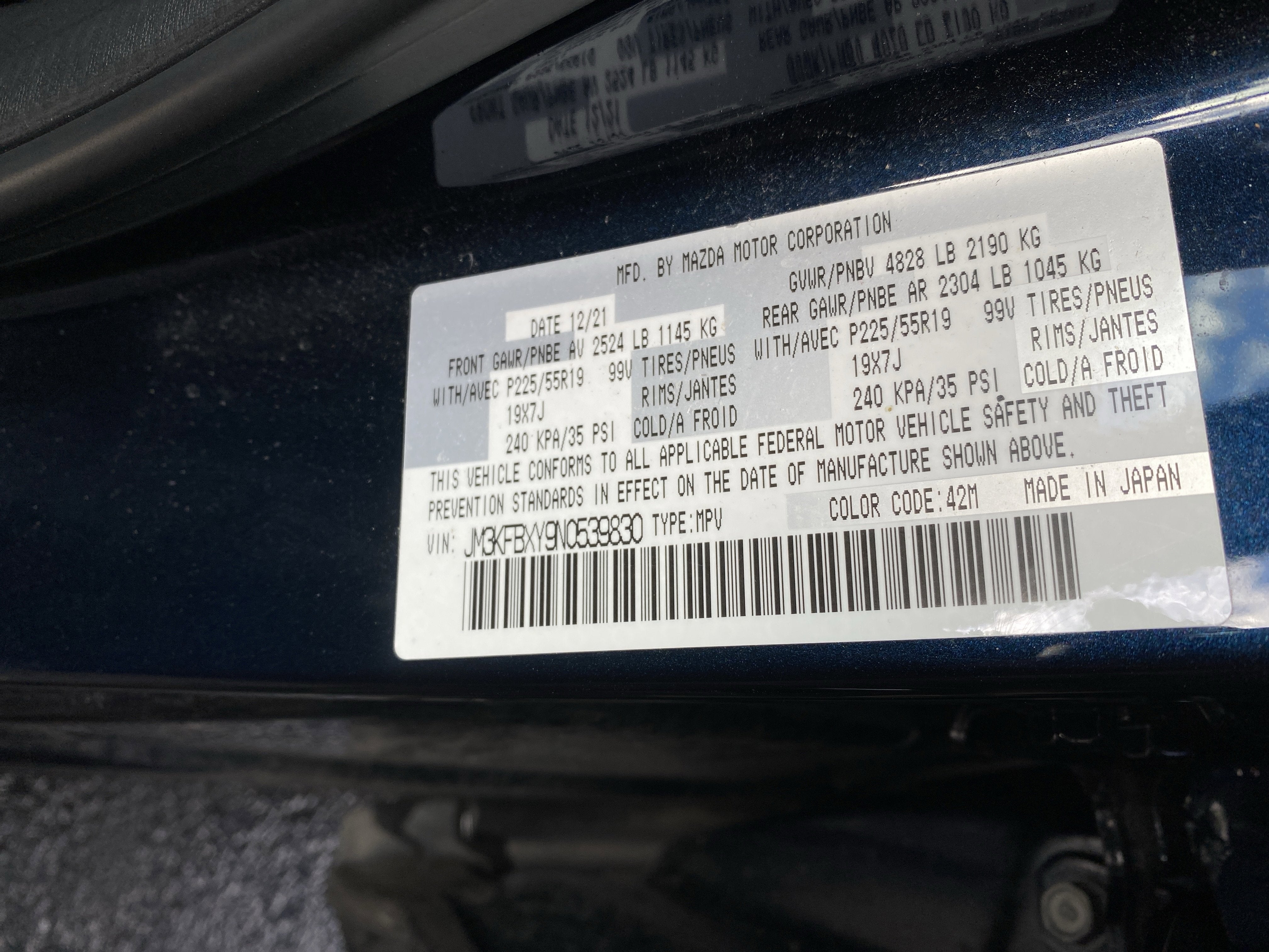 2022 Mazda Mazda CX-5 2.5 Turbo Signature