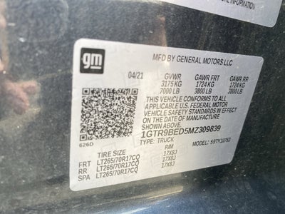 2021 GMC Sierra 1500 SLE