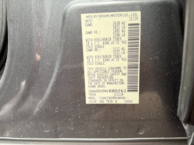 2019 Nissan Frontier SV