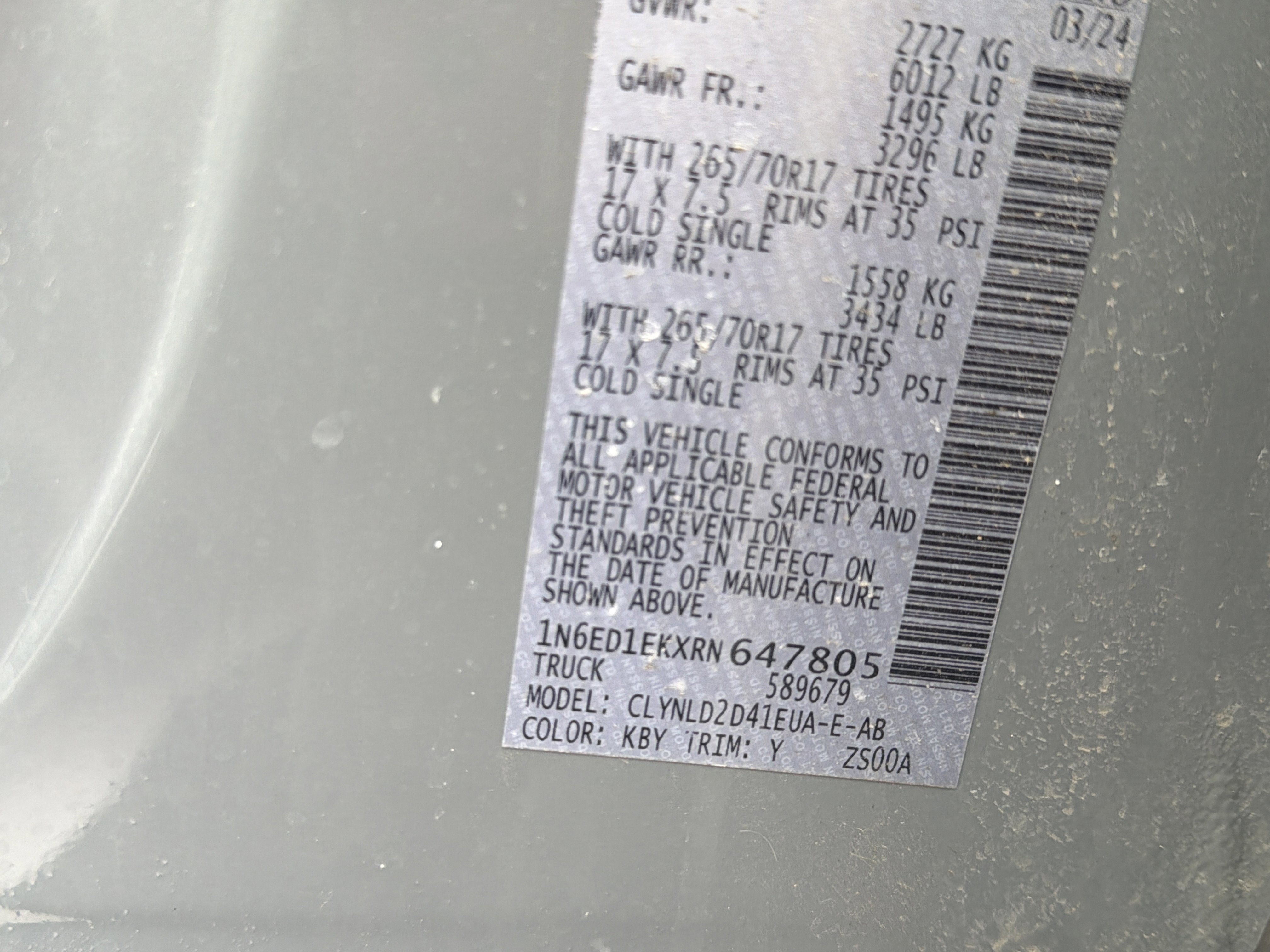 2024 Nissan Frontier PRO-4X