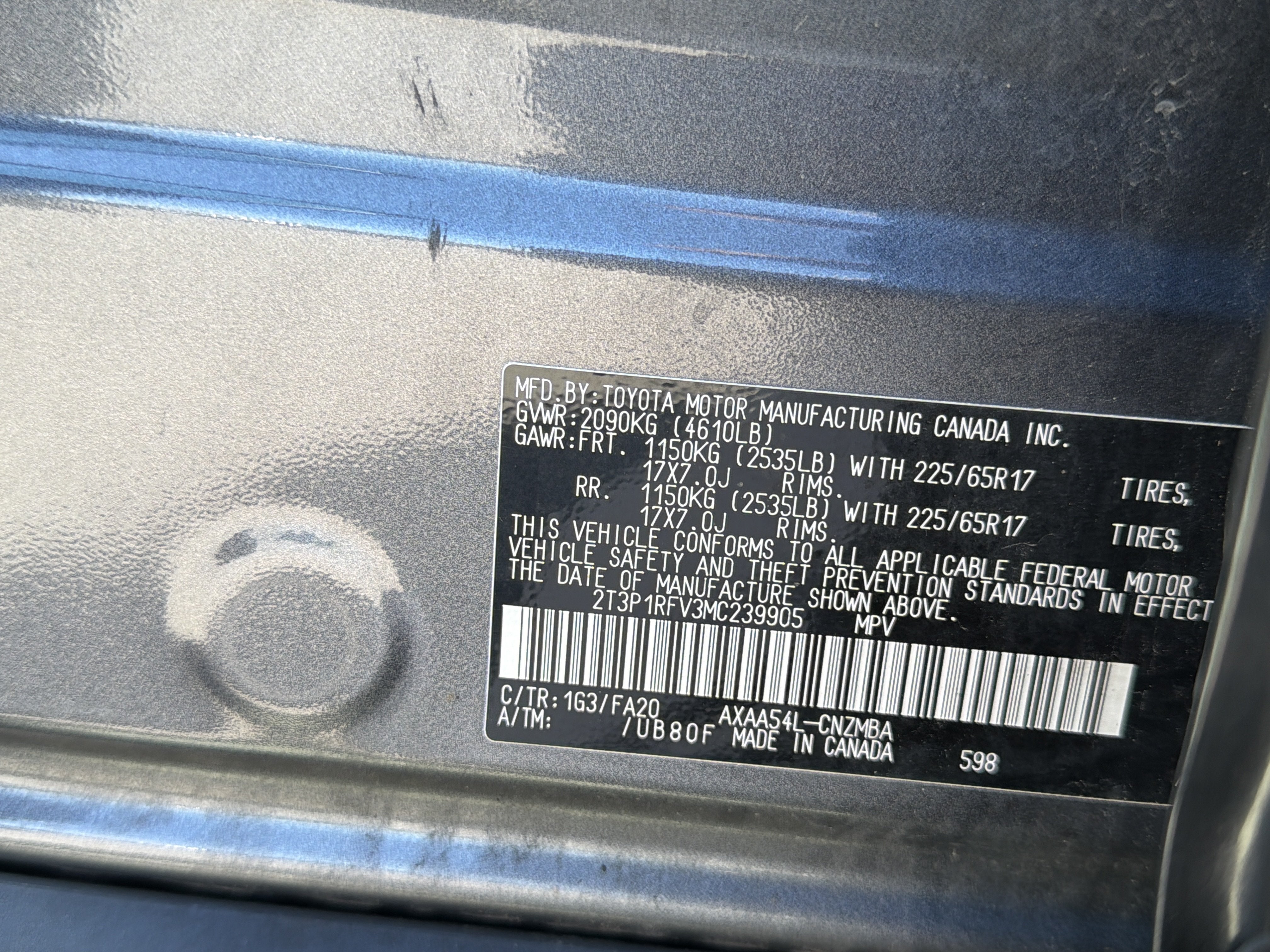 2021 Toyota RAV4 XLE