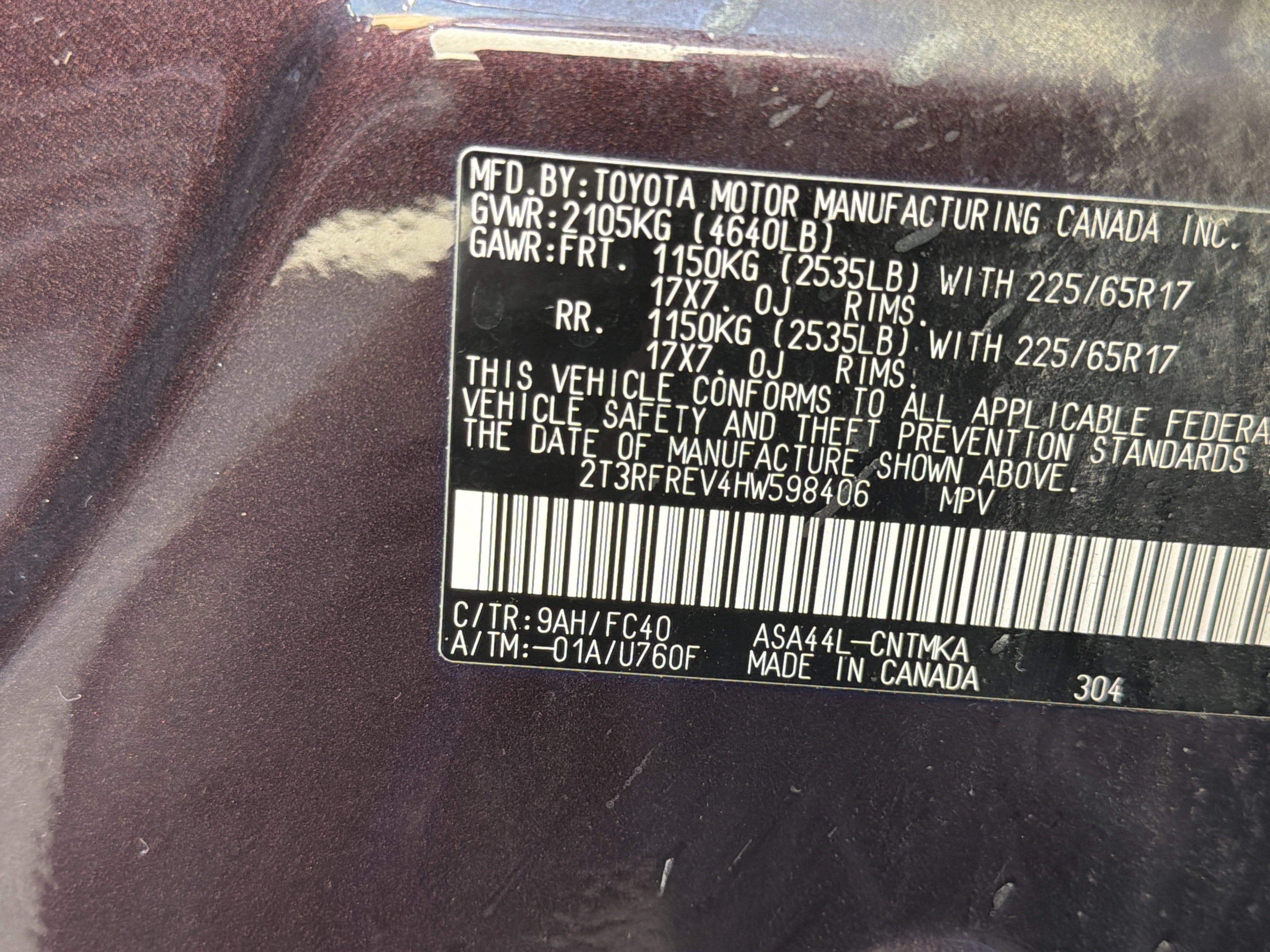2017 Toyota RAV4 XLE