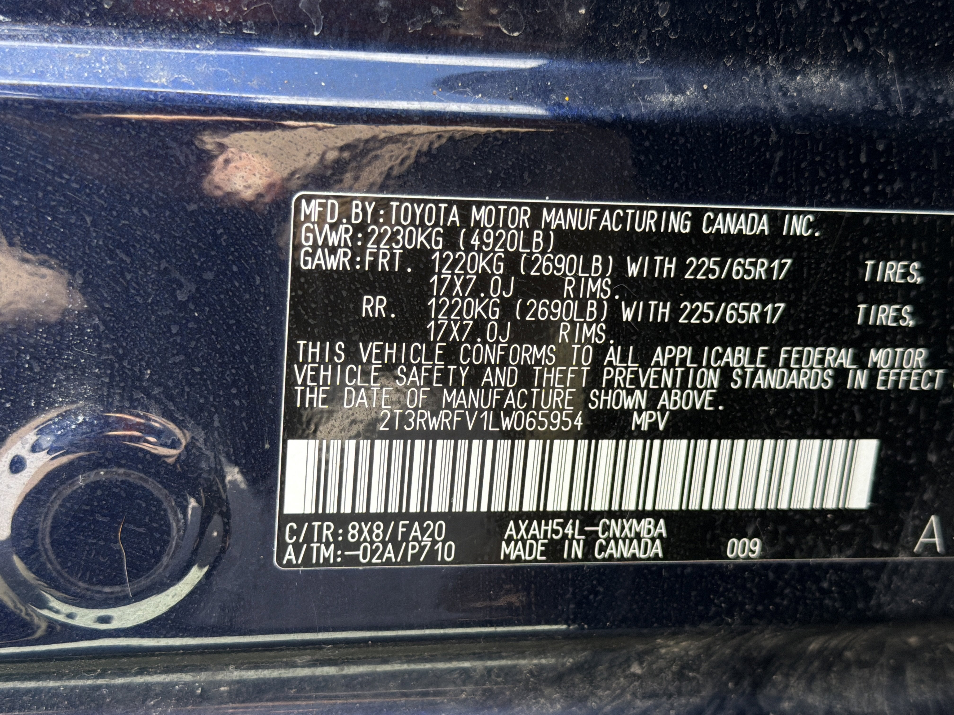 2020 Toyota RAV4 Hybrid XLE