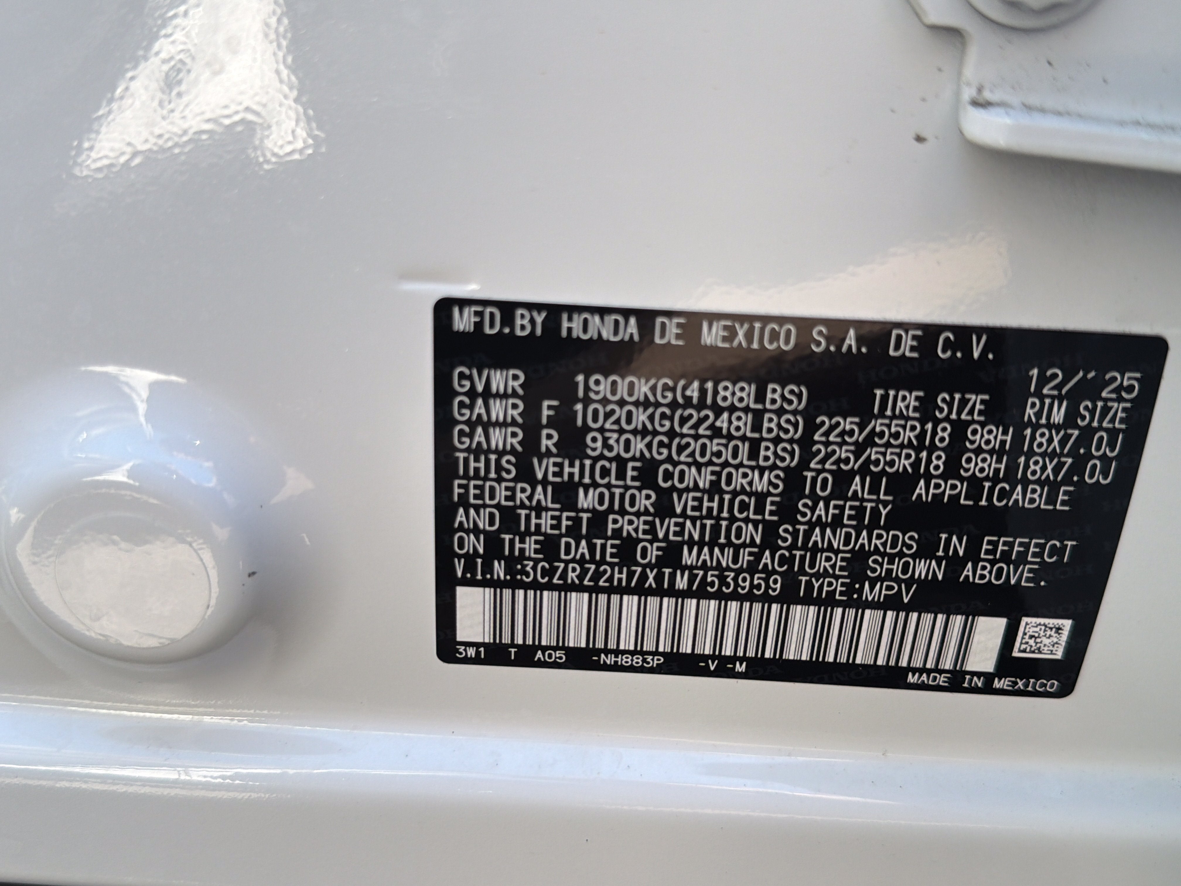 2026 Honda HR-V EX-L