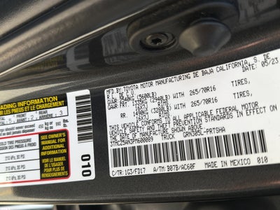 2023 Toyota Tacoma 4WD TRD Off Road