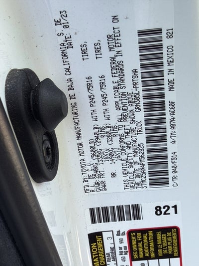 2023 Toyota Tacoma 4WD SR