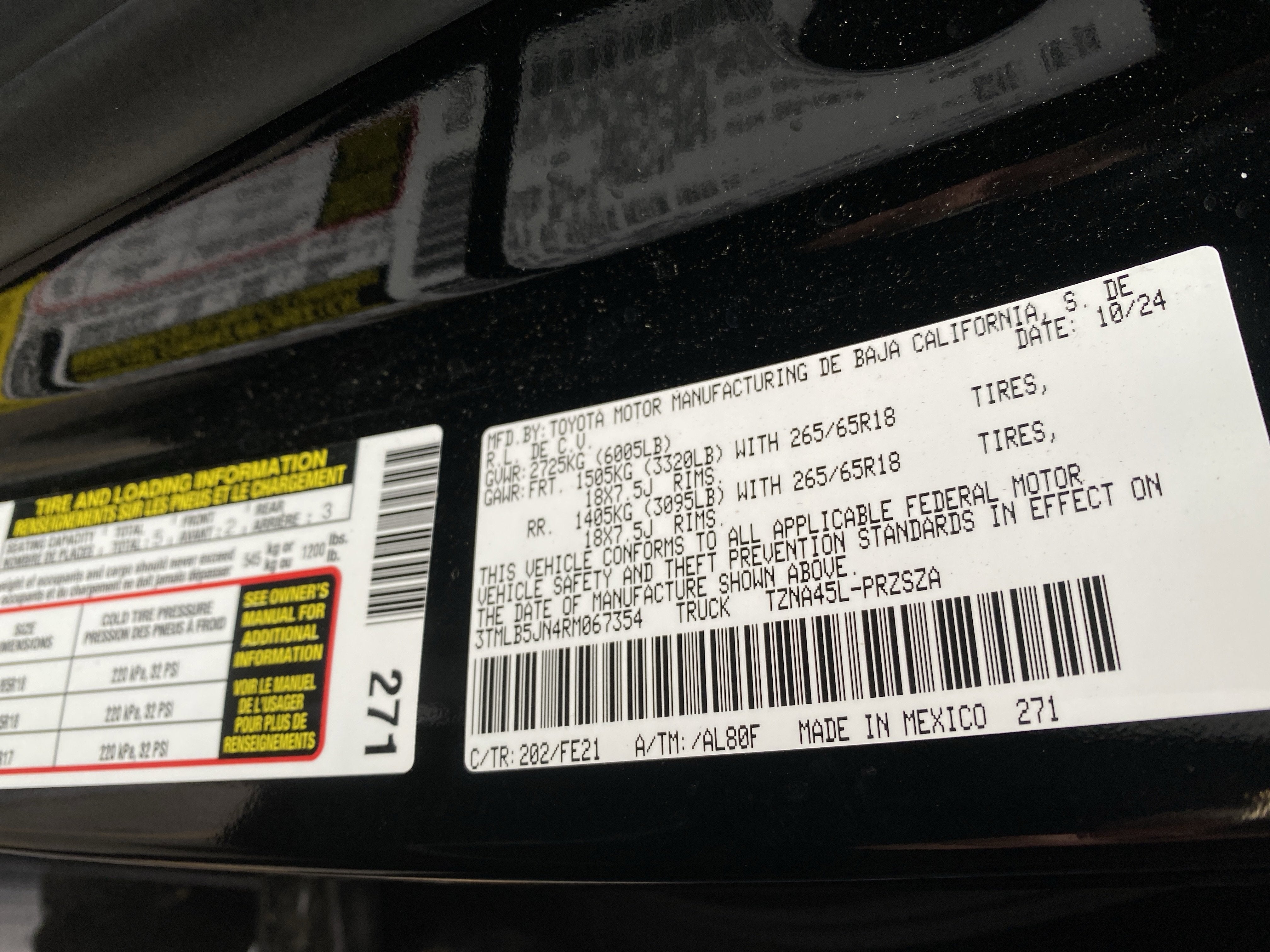 2024 Toyota Tacoma 4WD TRD Sport