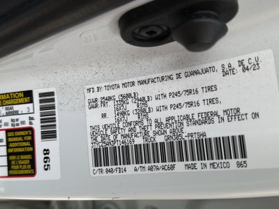 2023 Toyota Tacoma 4WD SR