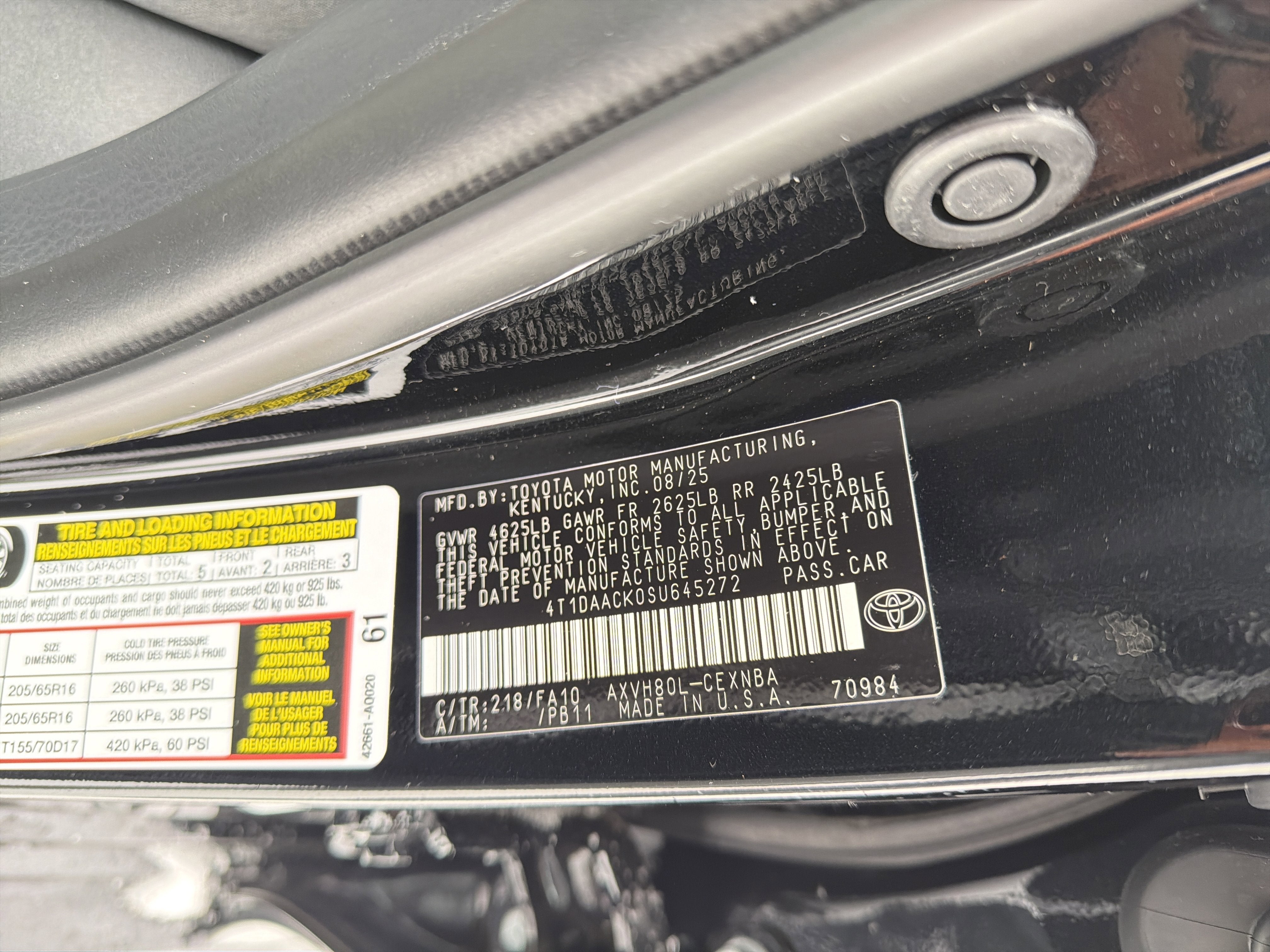 2025 Toyota Camry LE