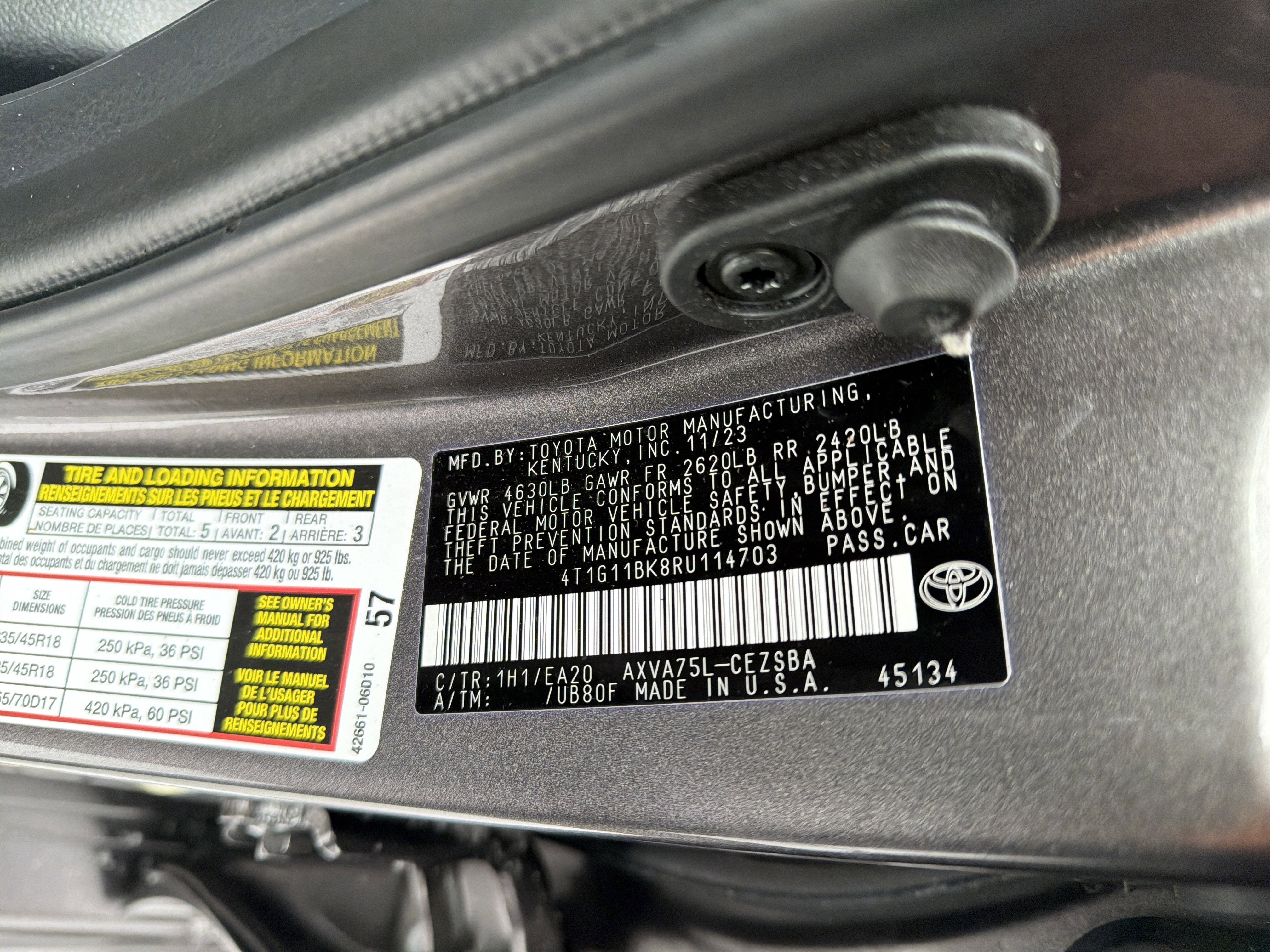 2024 Toyota Camry SE