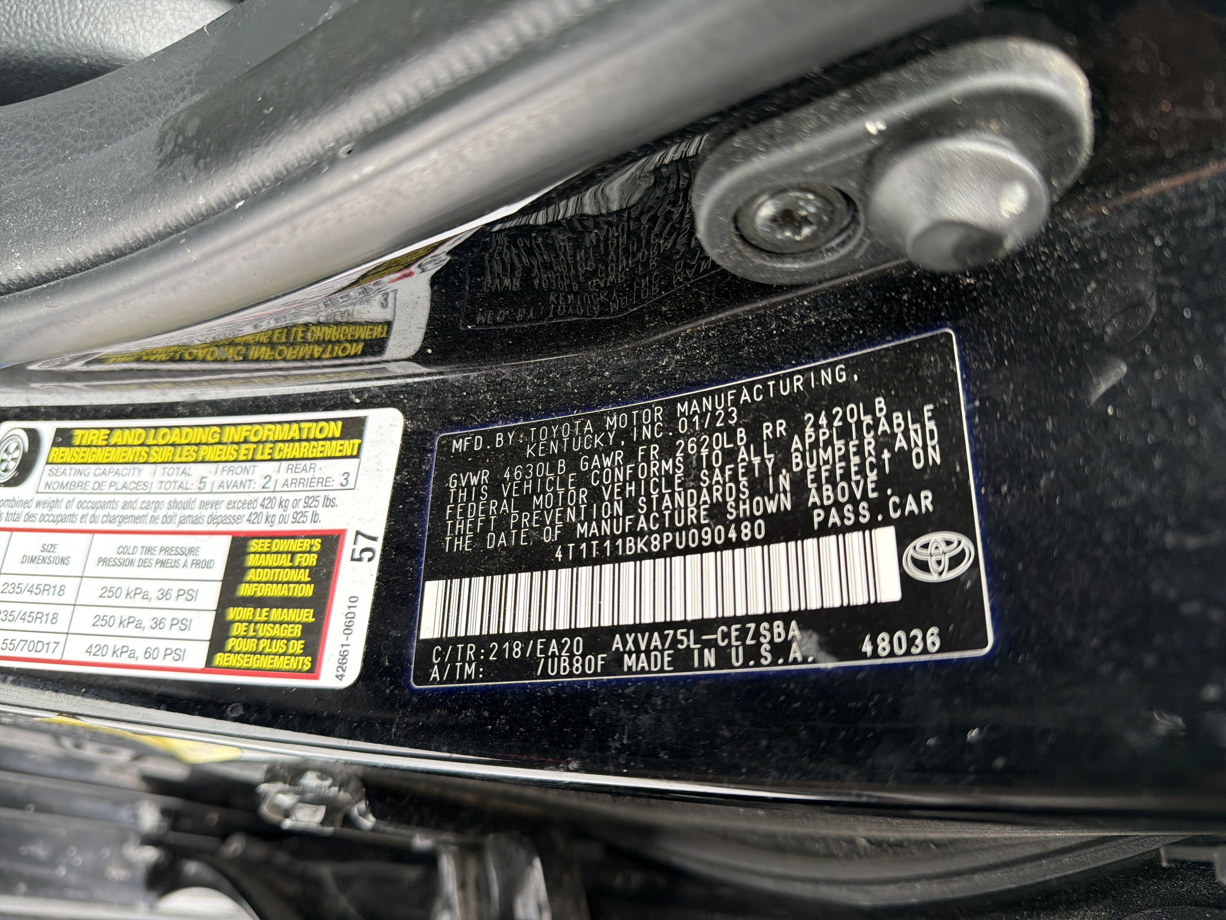 2023 Toyota Camry SE