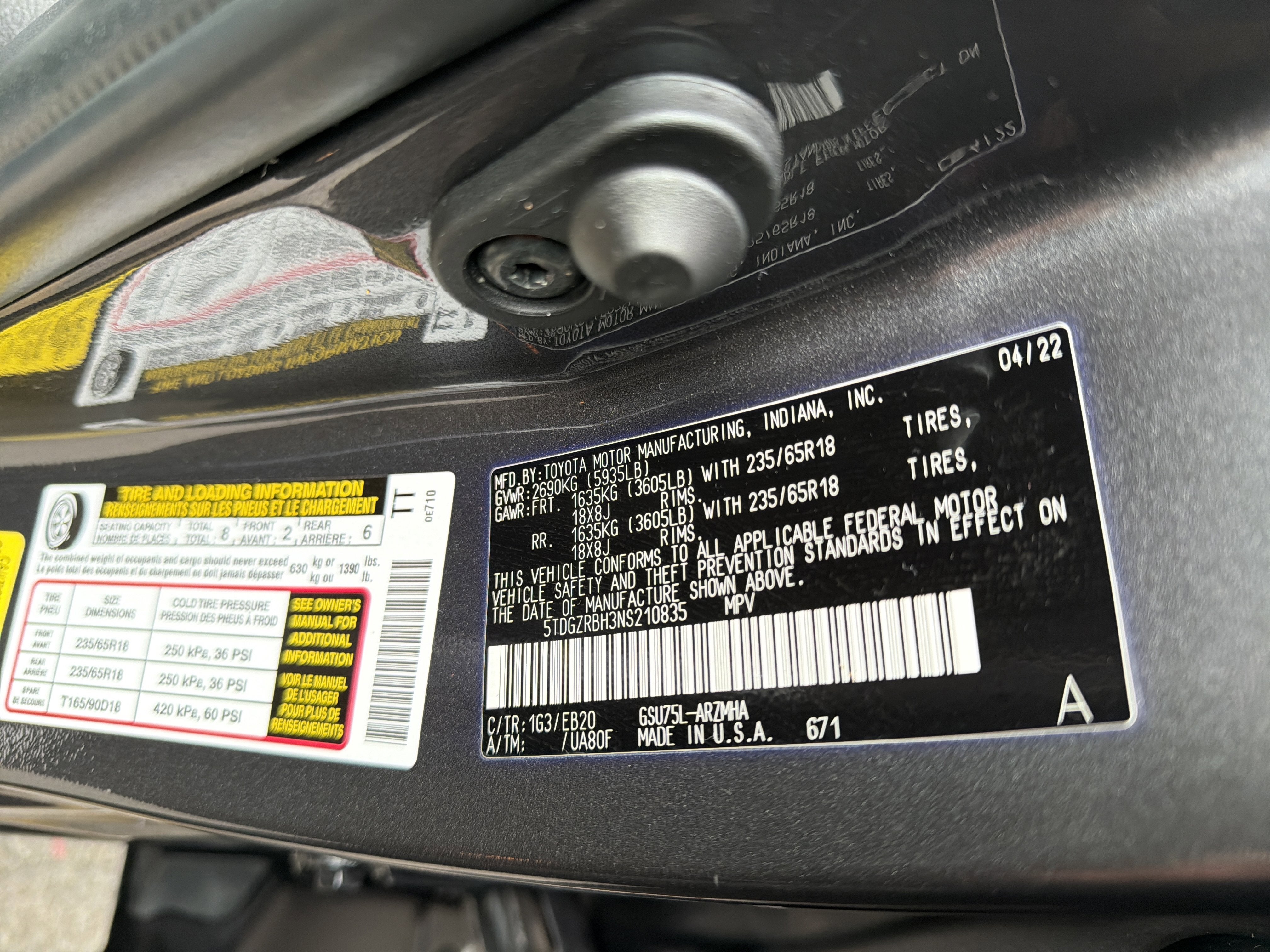 2022 Toyota Highlander XLE