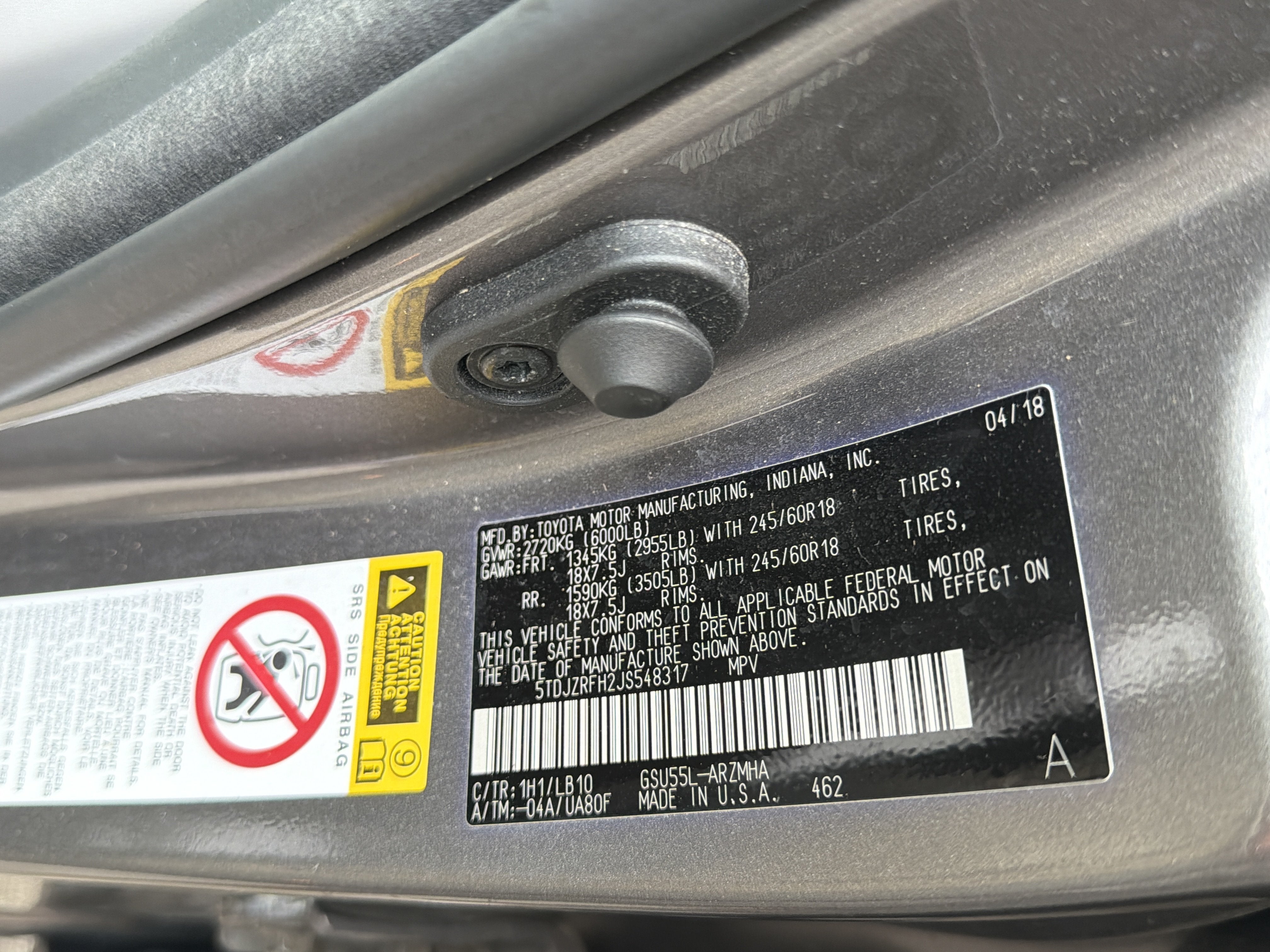 2018 Toyota Highlander XLE