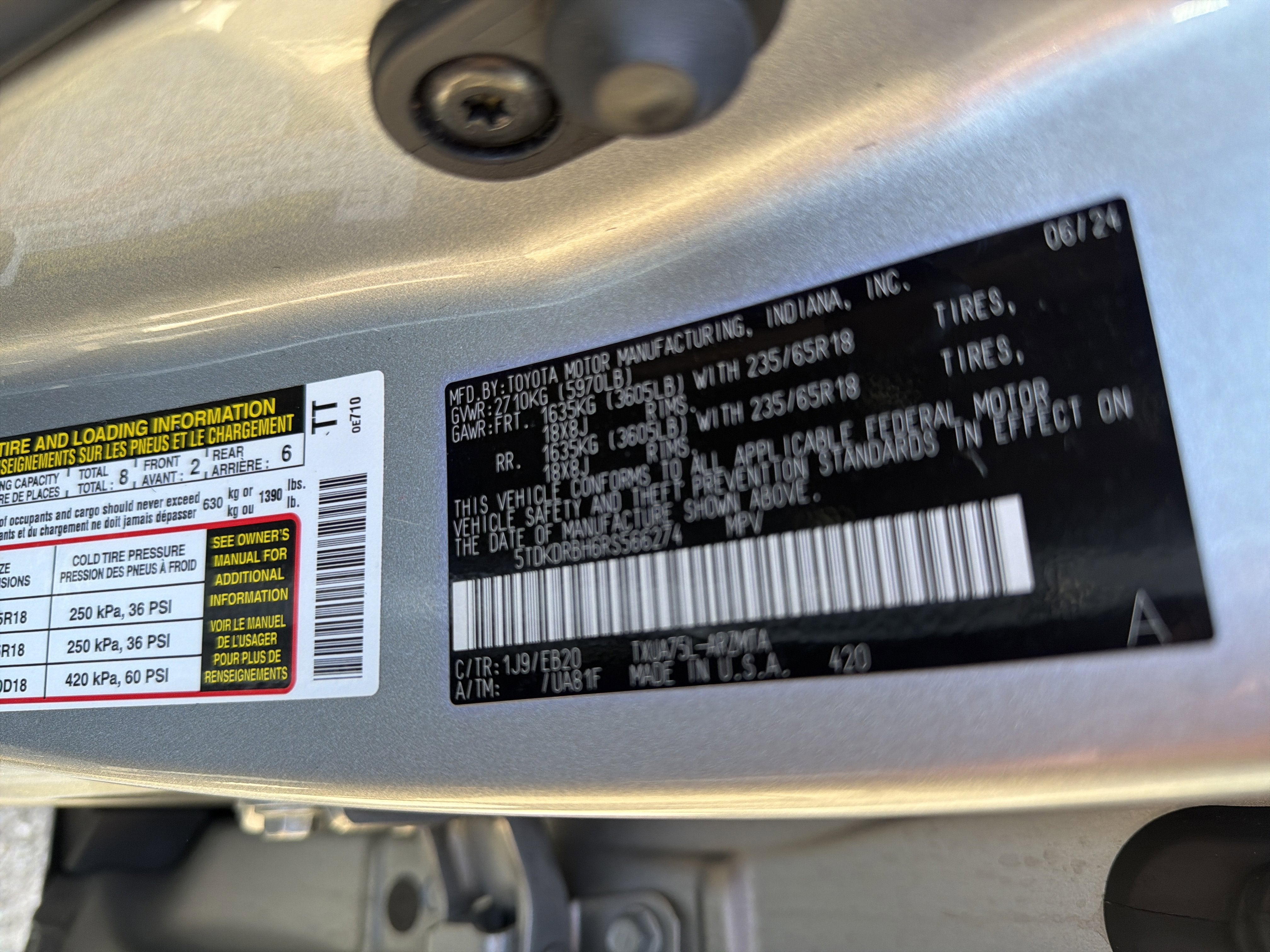 2024 Toyota Highlander XLE