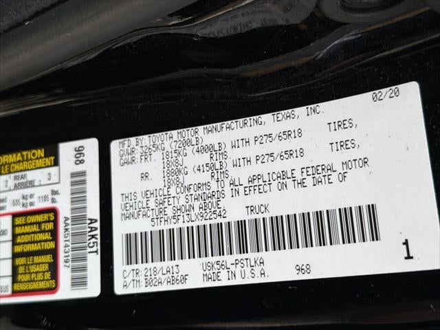 2020 Toyota Tundra 4WD Limited