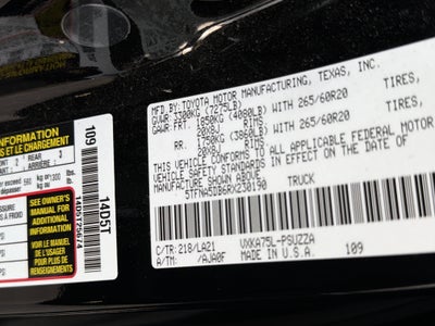 2024 Toyota Tundra 4WD Platinum