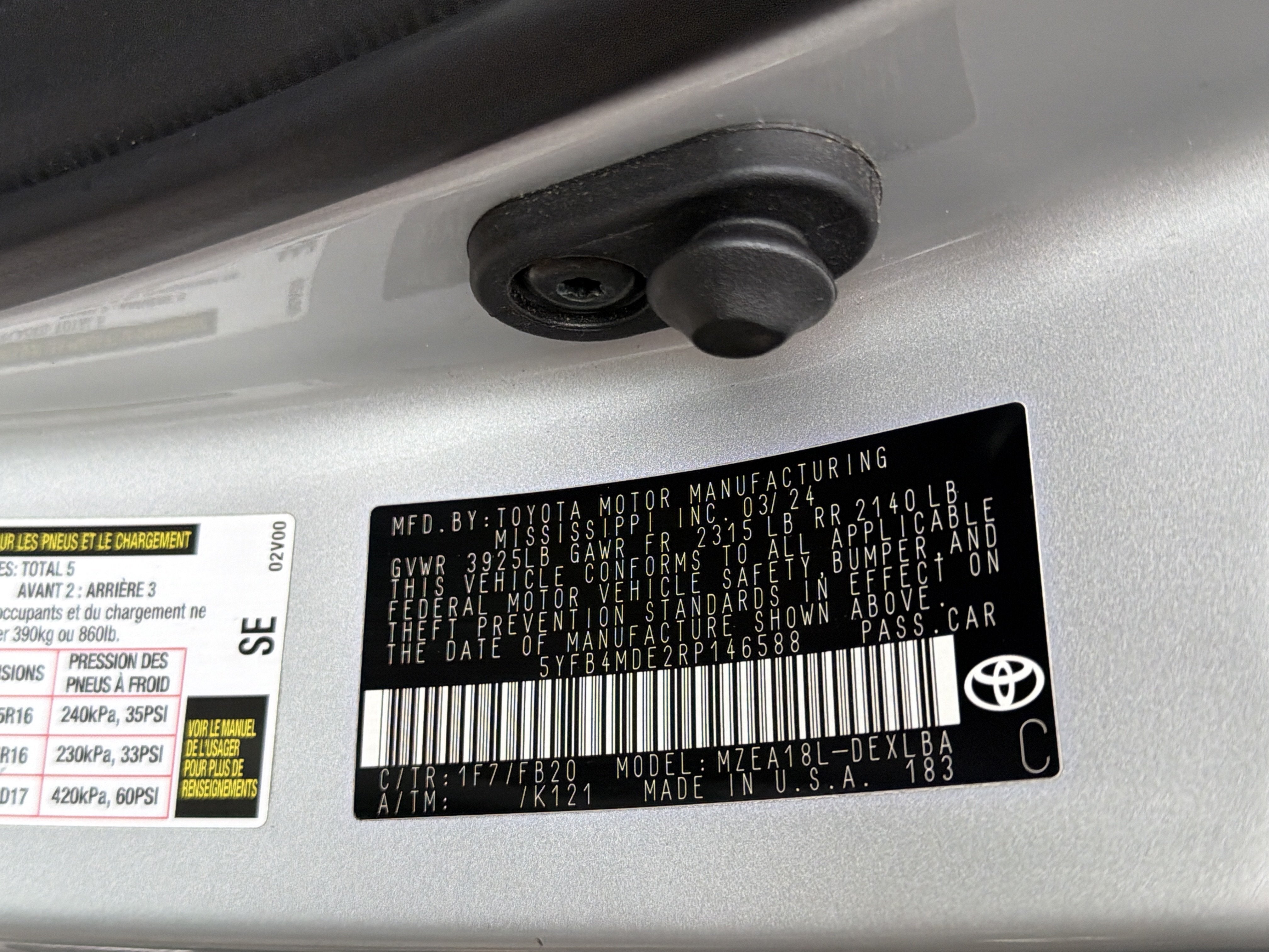 2024 Toyota Corolla LE