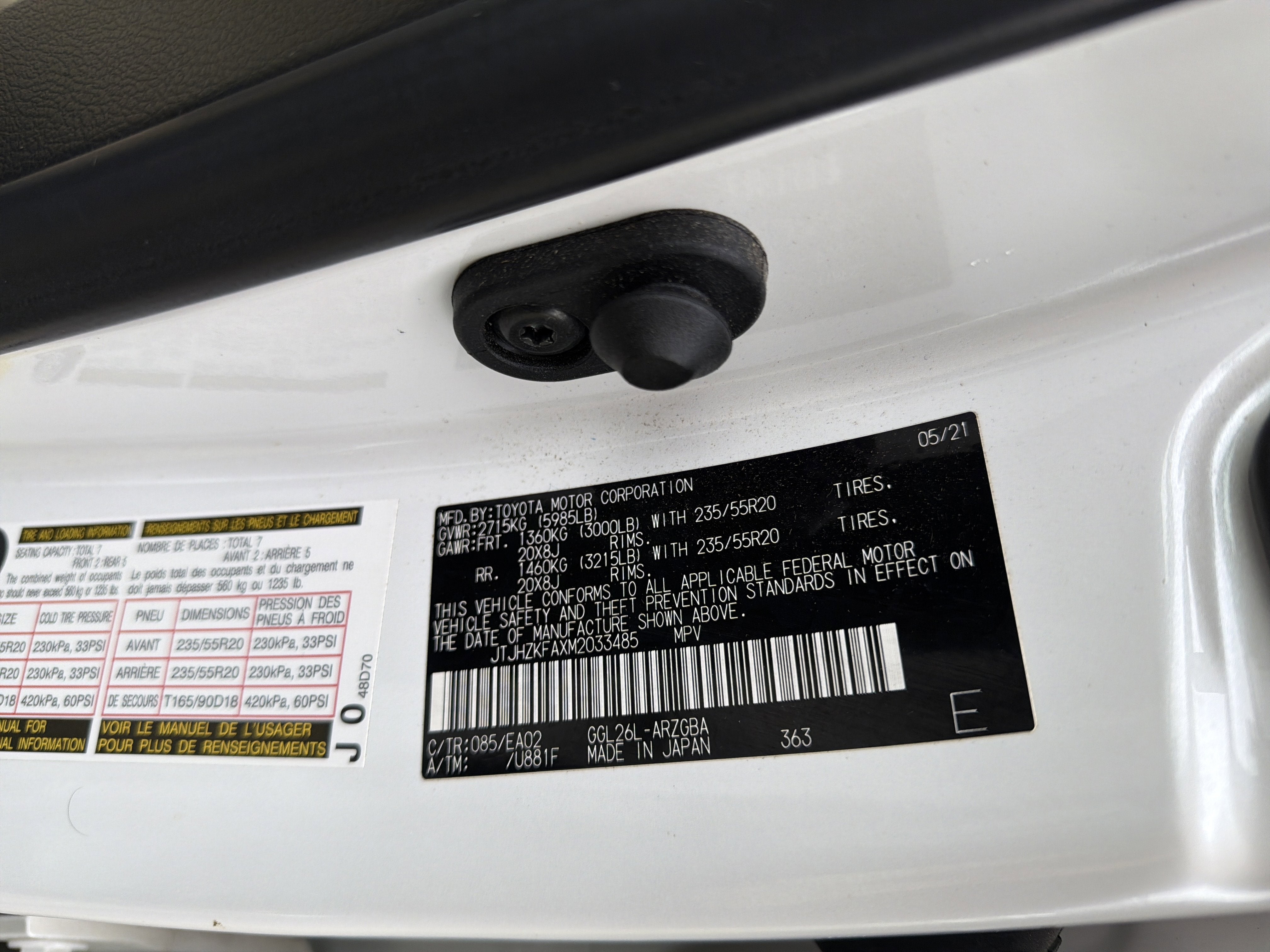 2021 Lexus RX RX 350L