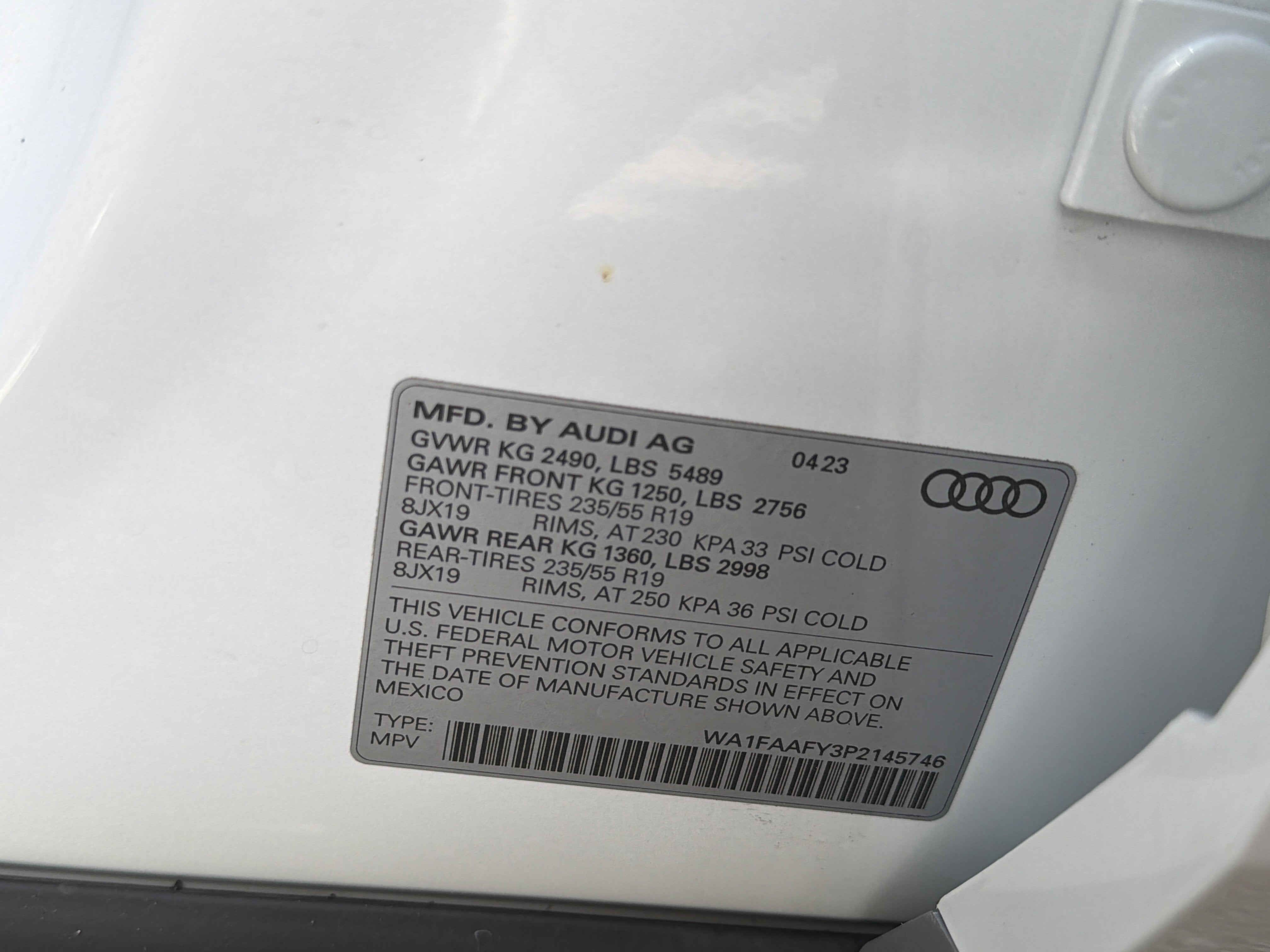 2023 Audi Q5 S line Prestige