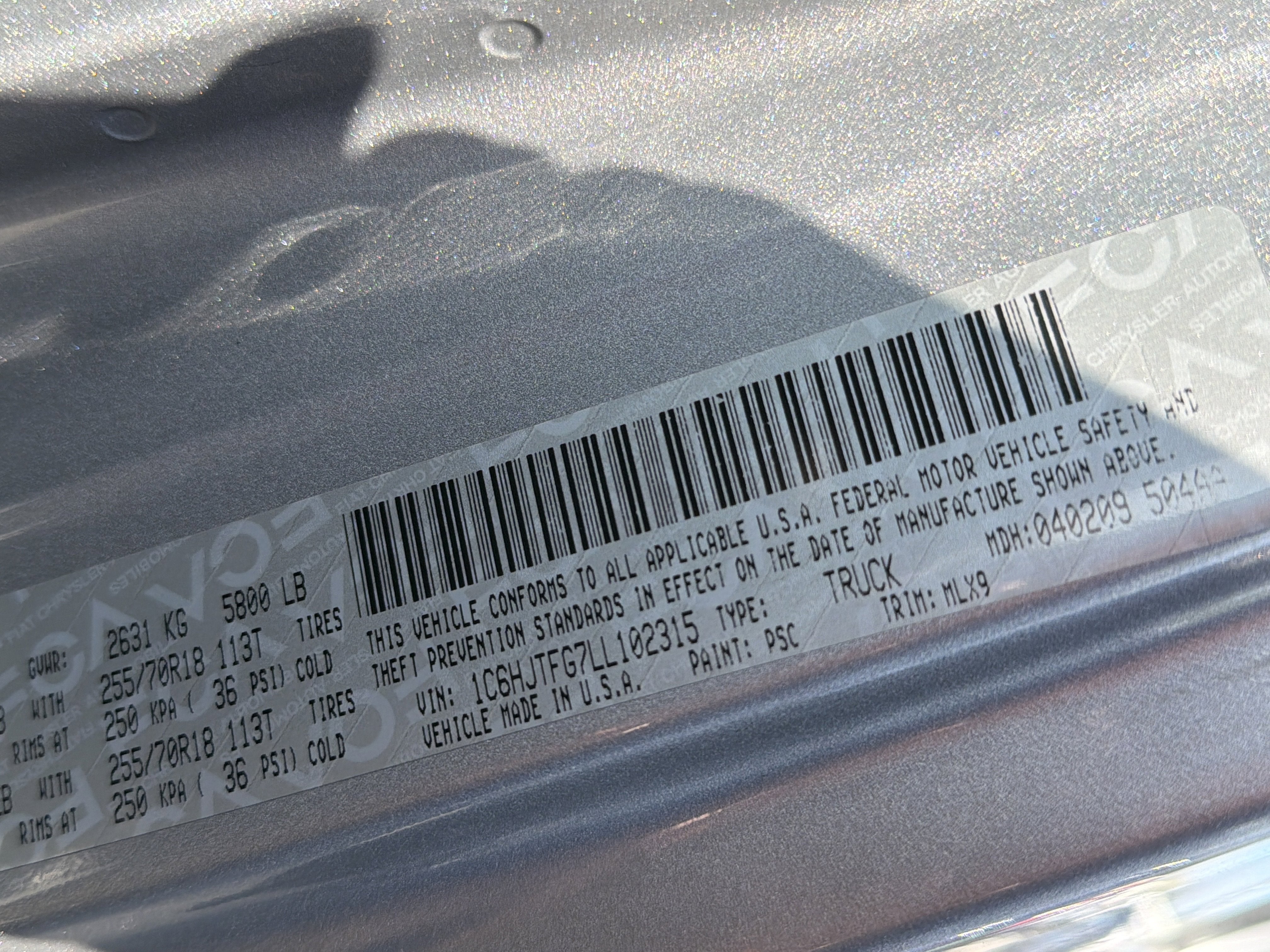 2020 Jeep Gladiator Overland