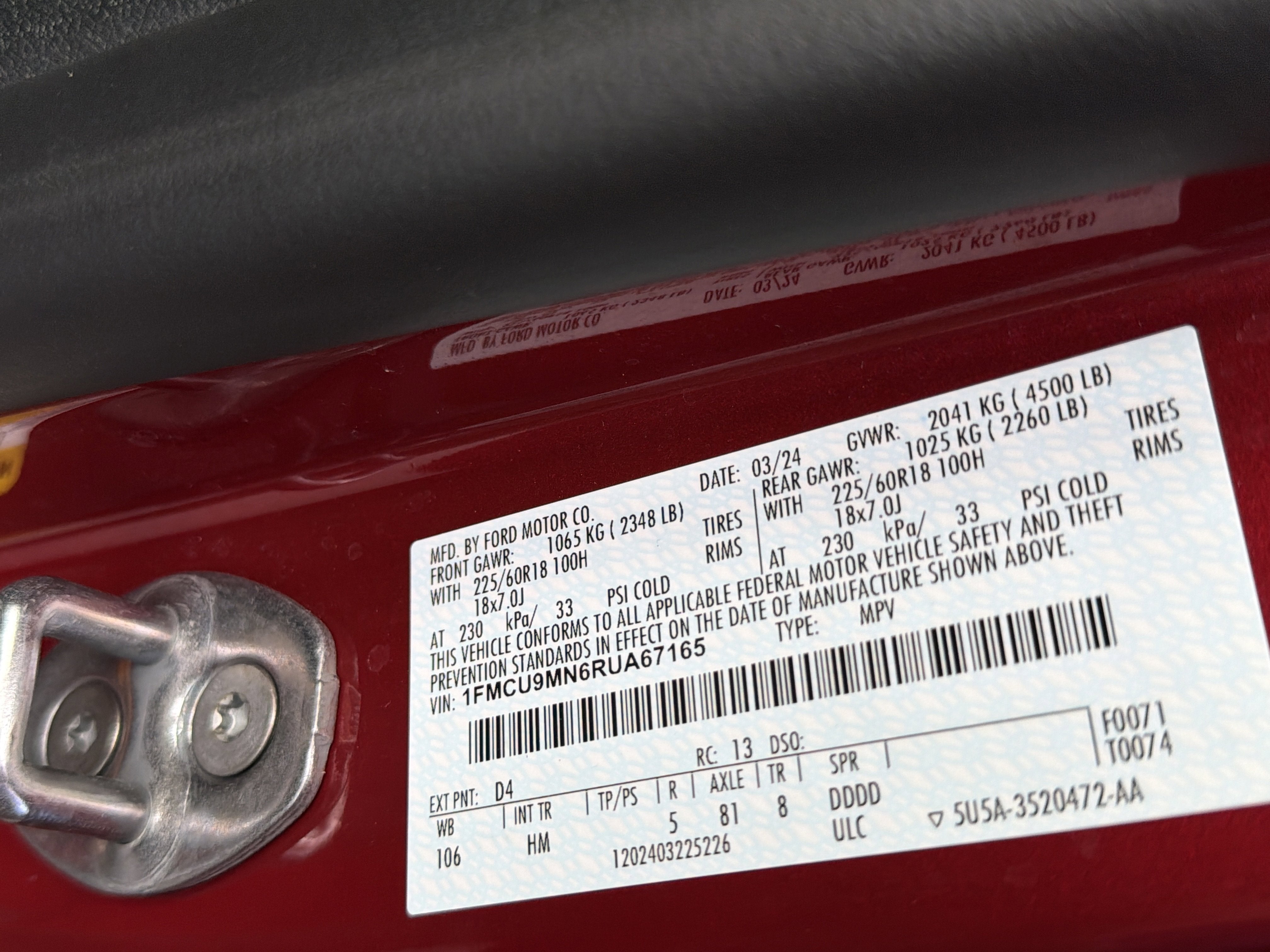 2024 Ford Escape ST-Line