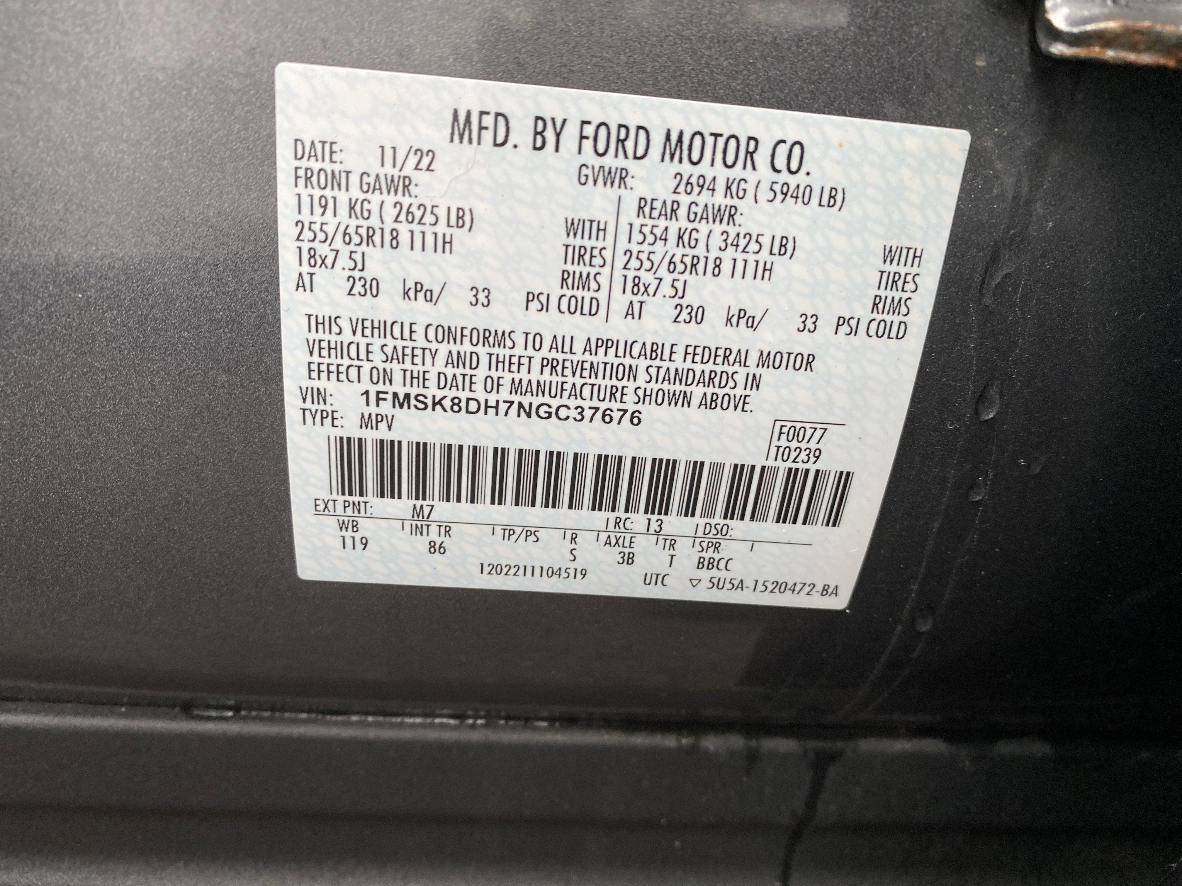 2022 Ford Explorer XLT