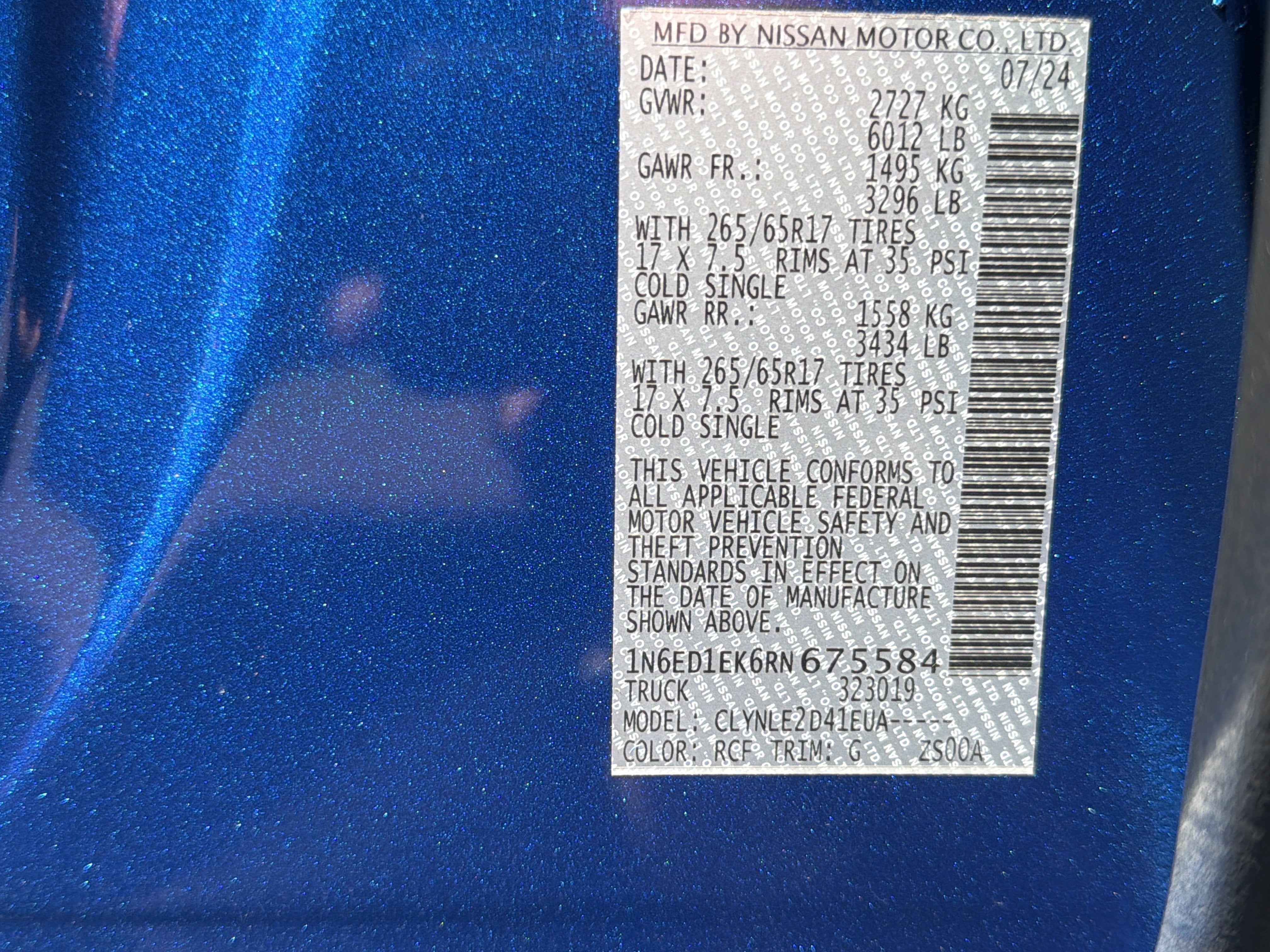 2024 Nissan Frontier SL