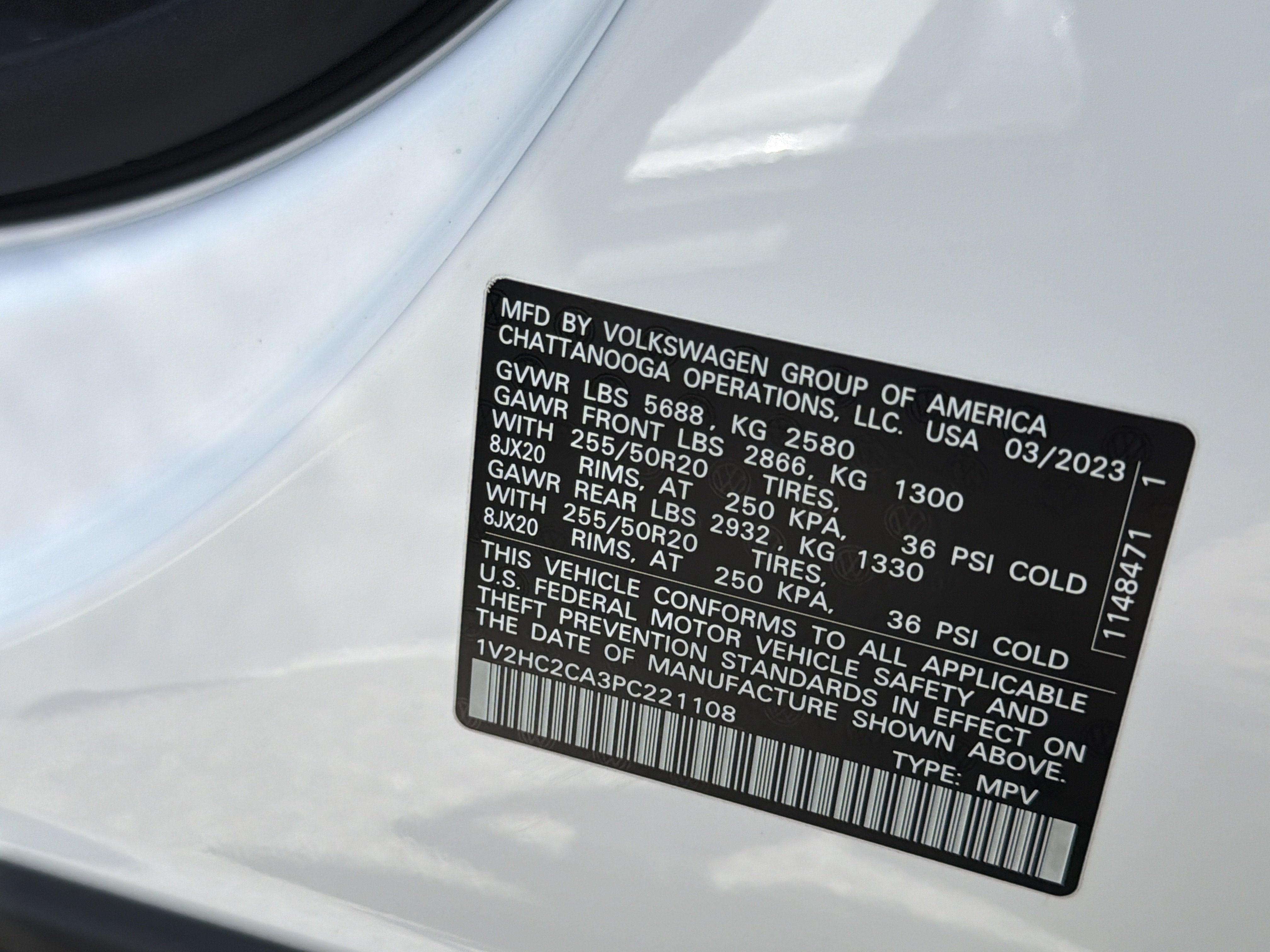 2023 Volkswagen Atlas Cross Sport 2.0T SE w/Technology 4MOTION