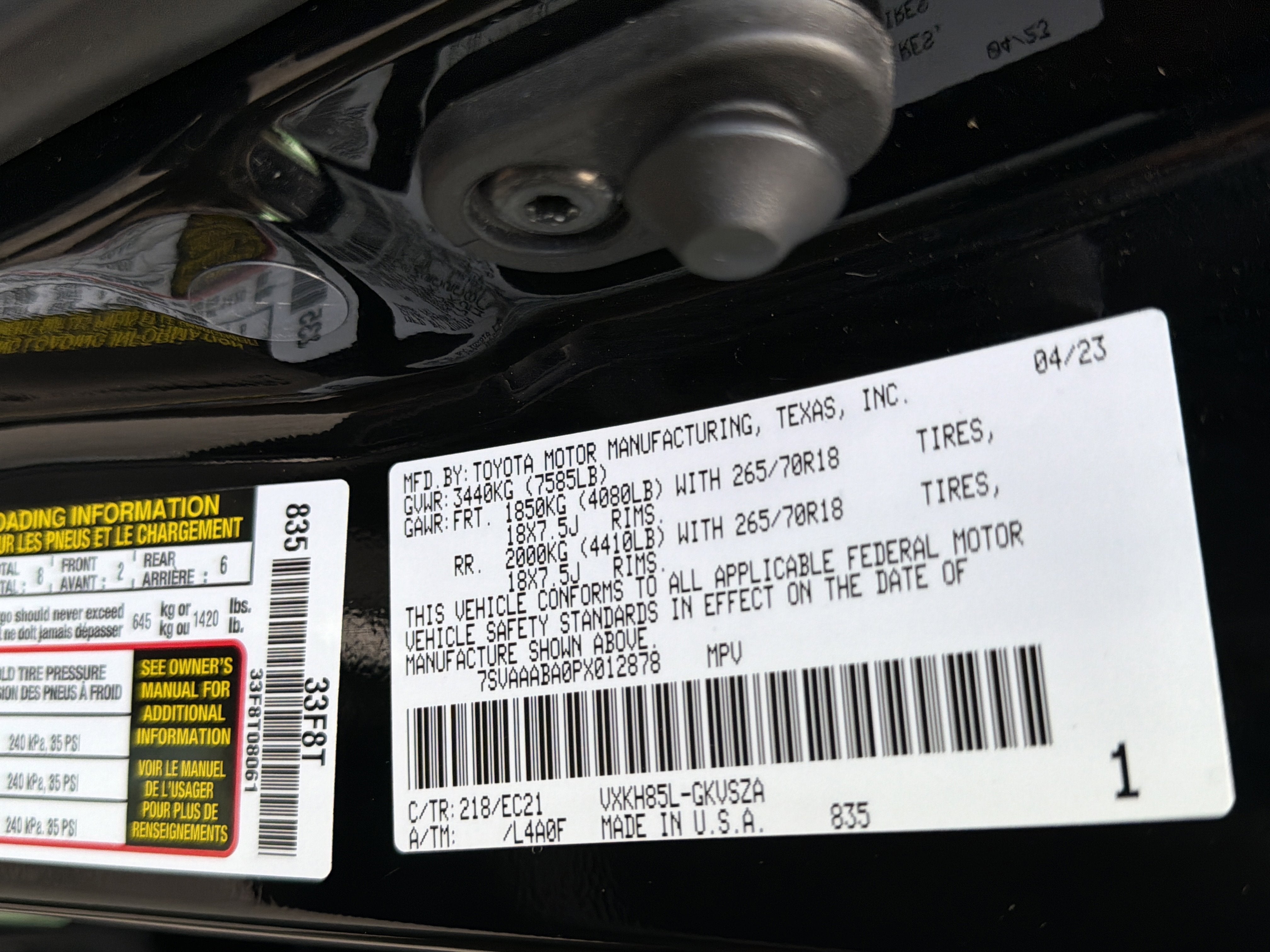 2023 Toyota Sequoia SR5