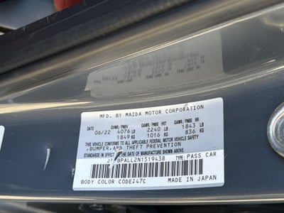 2022 Mazda Mazda3 Hatchback Carbon Edition