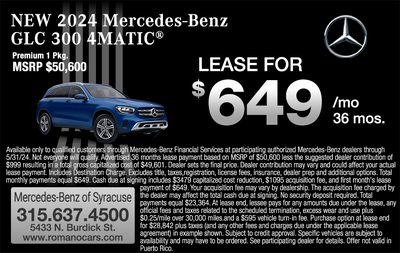 New 2024 Mercedes-Benz GLC 300 4MATIC SUV