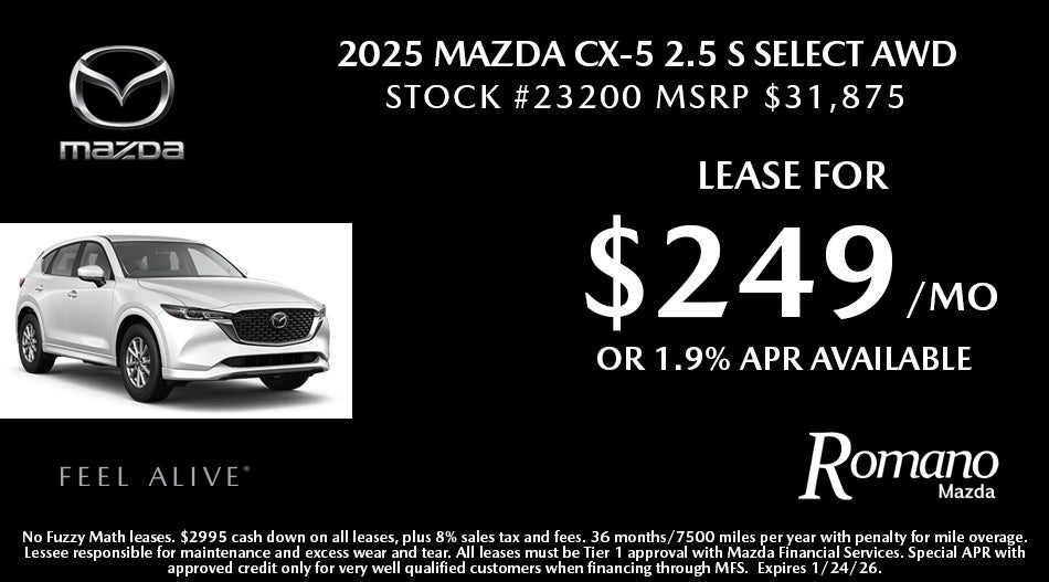 New 2025 Mazda CX-5 2.5 S Select AWD
