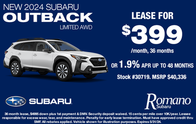New 2024 Subaru Outback Limited AWD
