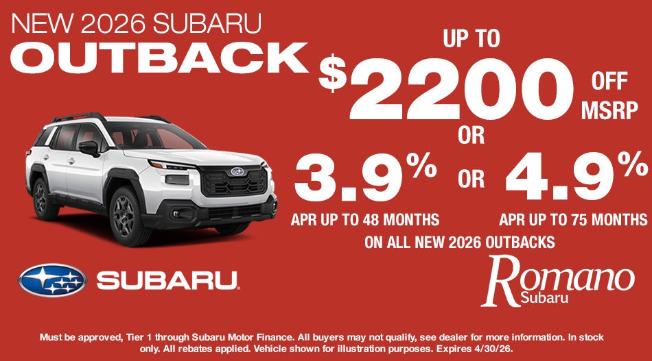 New 2026 Subaru Outback AWD