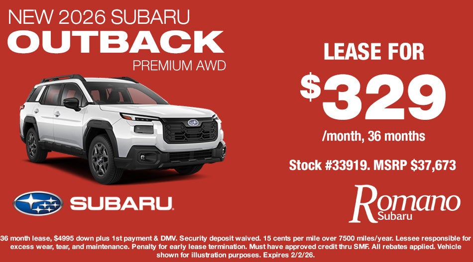 New 2026 Subaru Outback Premium AWD